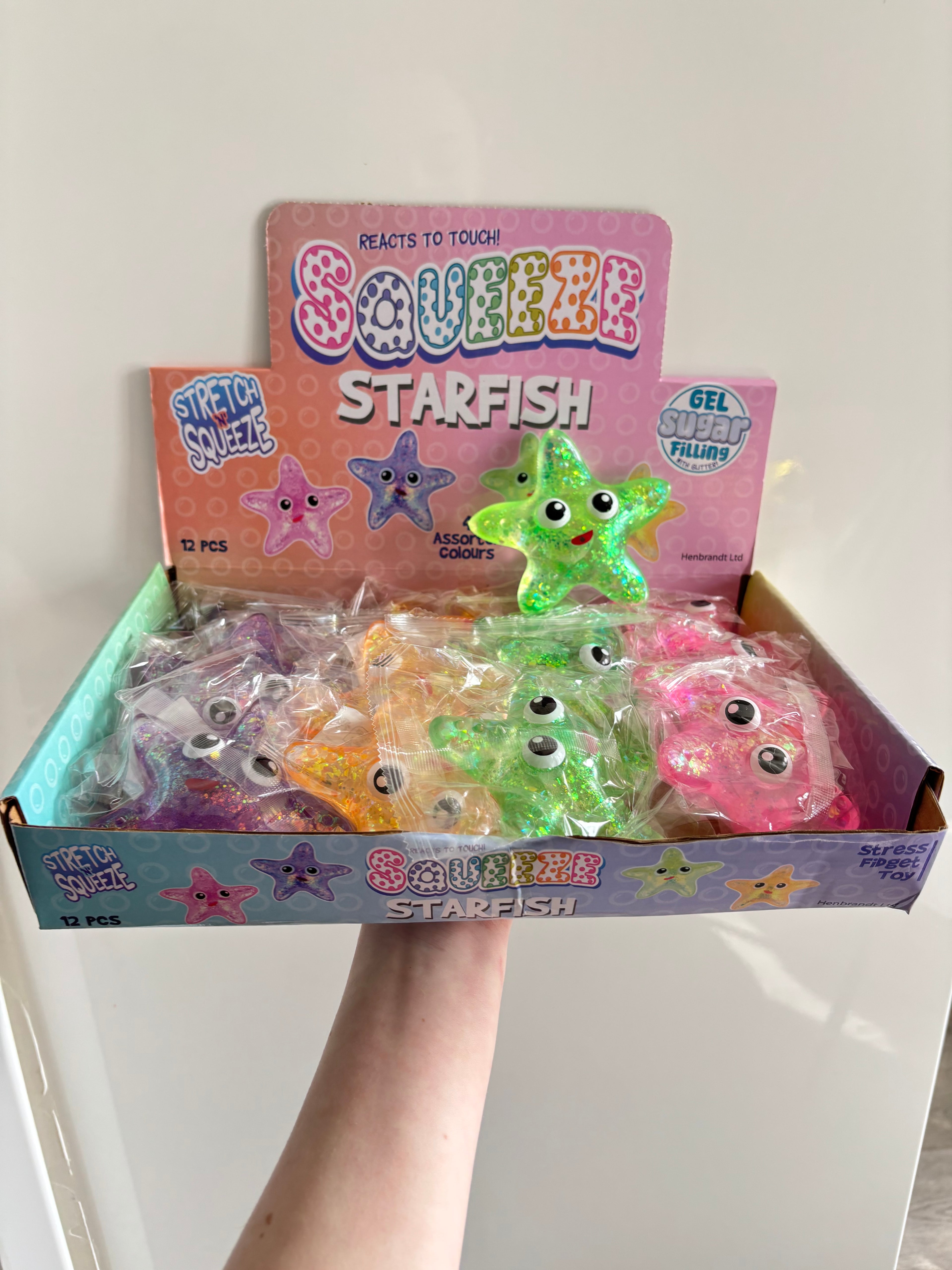 Squeeze sugar gel starfish