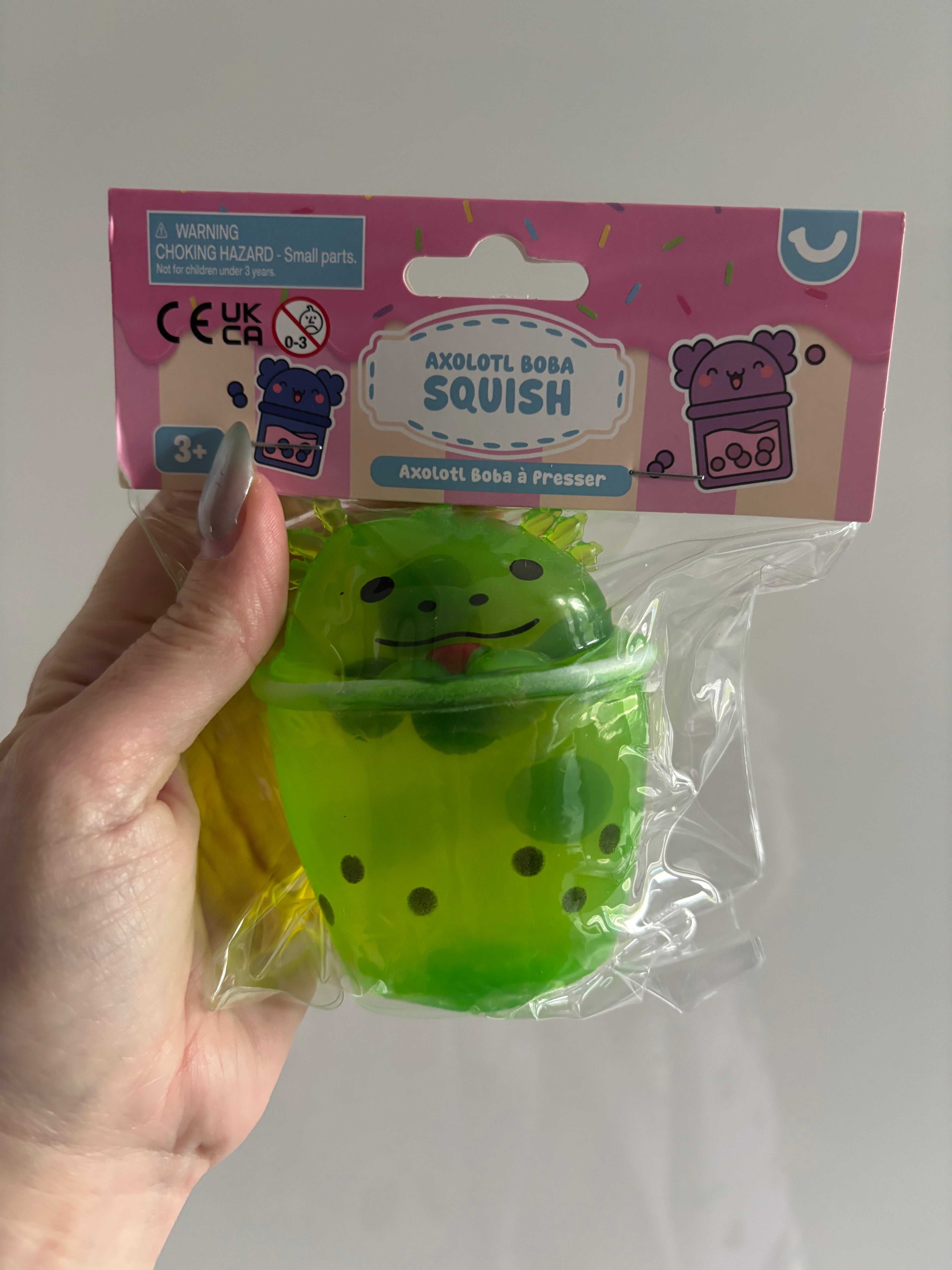 Keycraft axolotl boba squish
