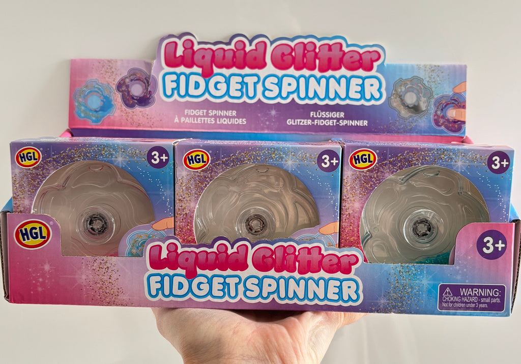 HGL Liquid glitter fidget spinner