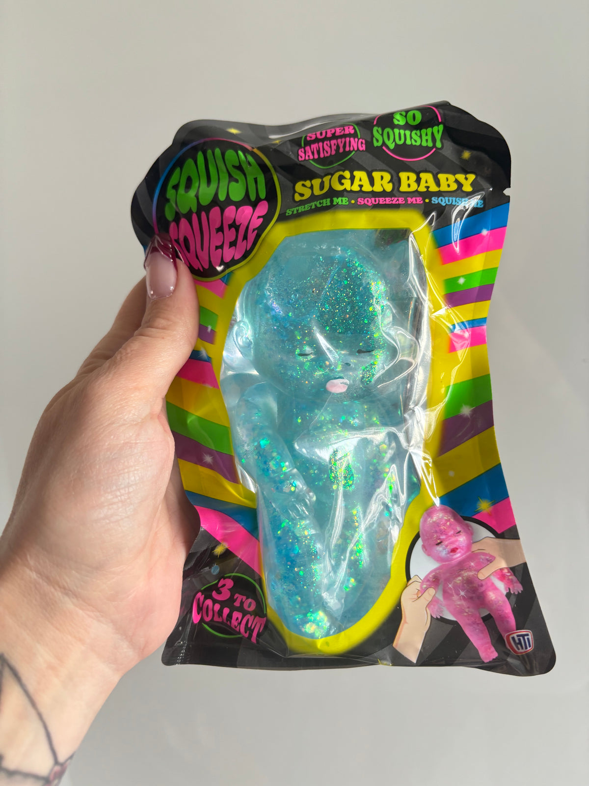 Squish squeeze Sugar gel babies