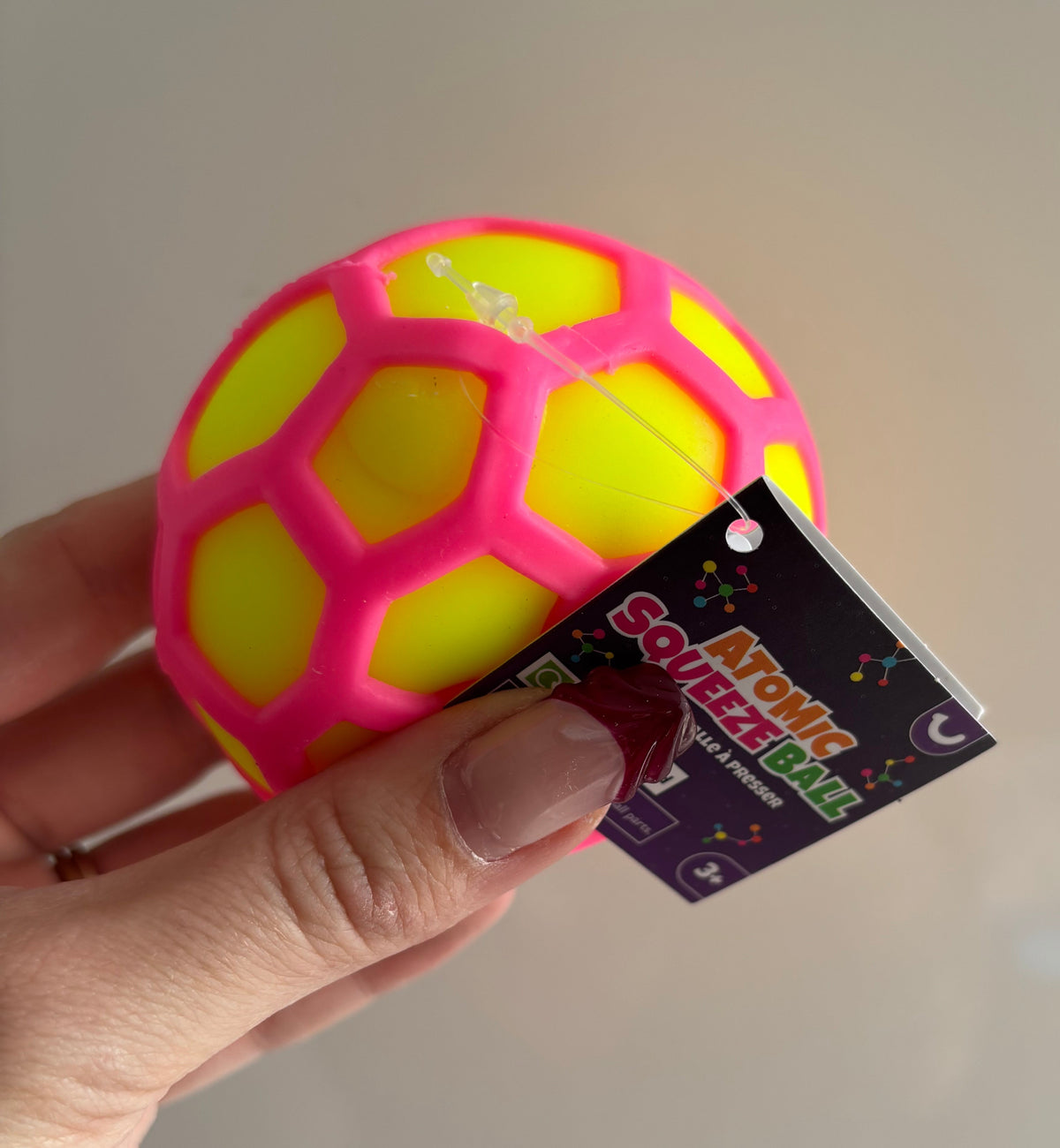 Keycraft atomic squeeze ball
