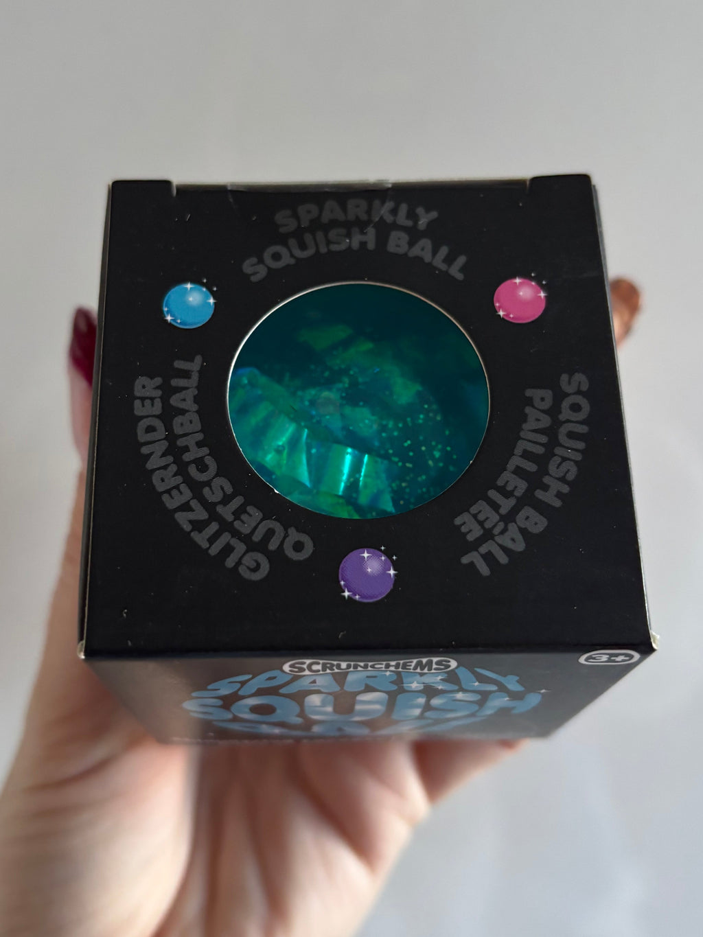 Scrunchems sparkly squish ball