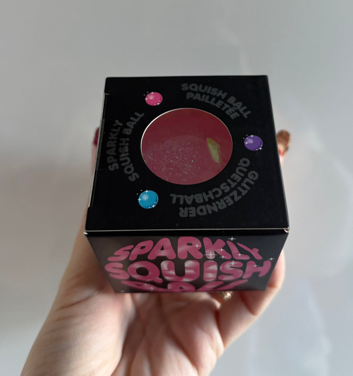 Scrunchems sparkly squish ball