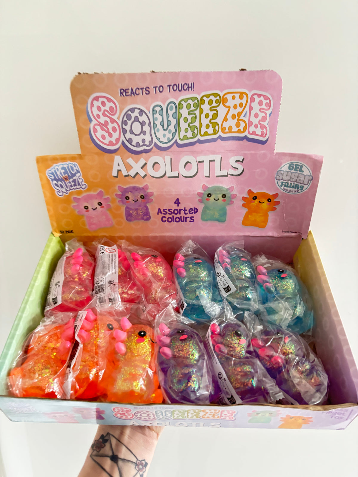 Squeeze sugar gel Axolotls