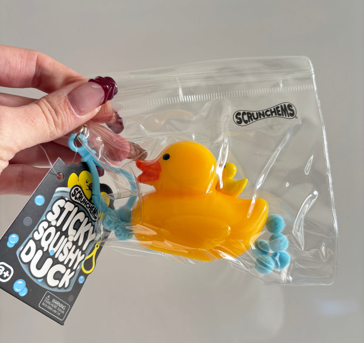 Scrunchems squishy sticky duck