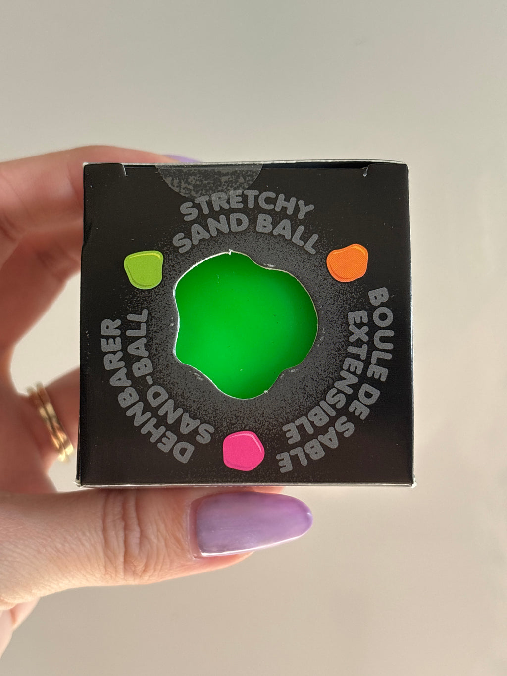 Scrunchems sand stretchy ball