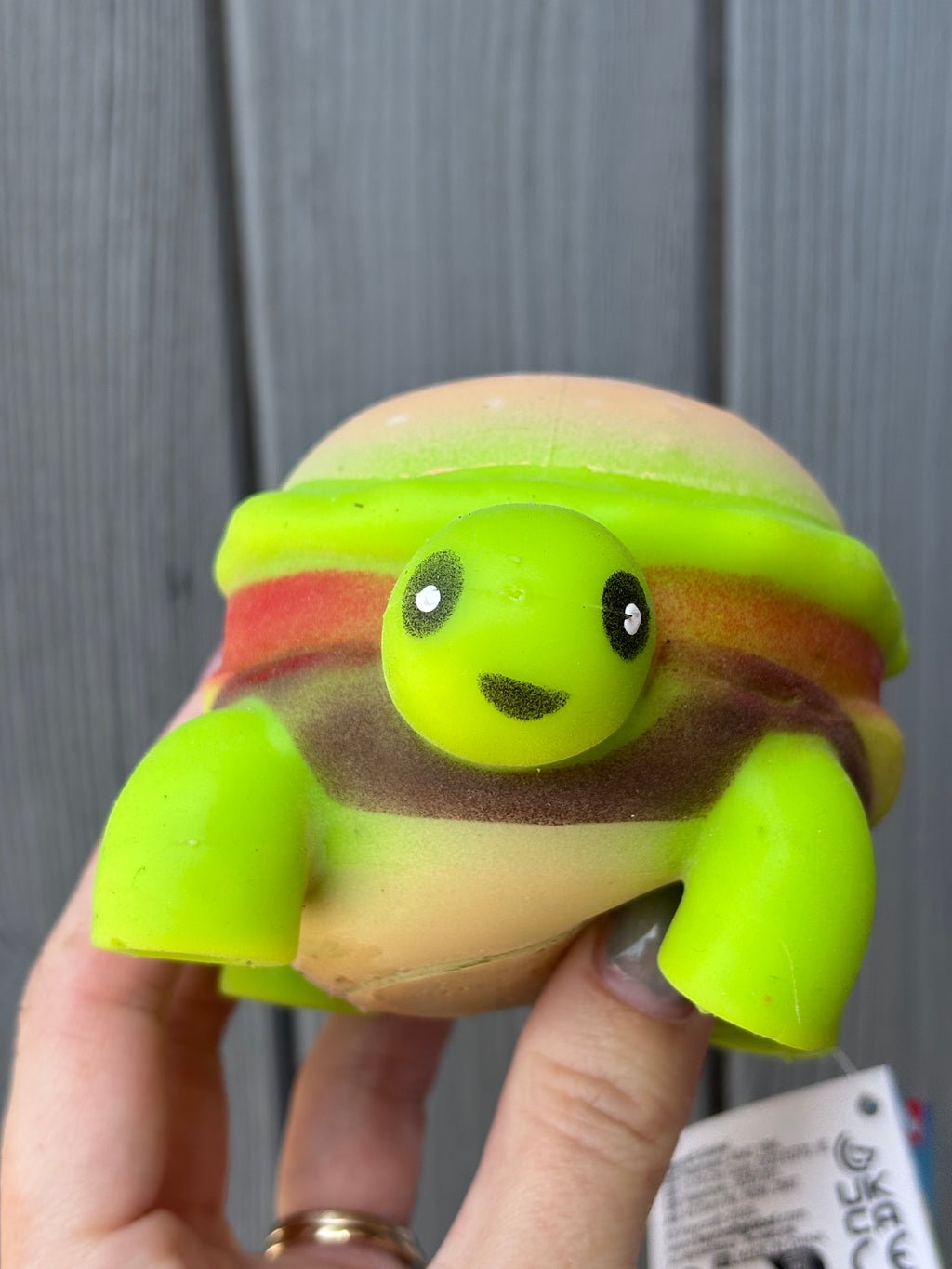 Keycraft Turtle squishy burger