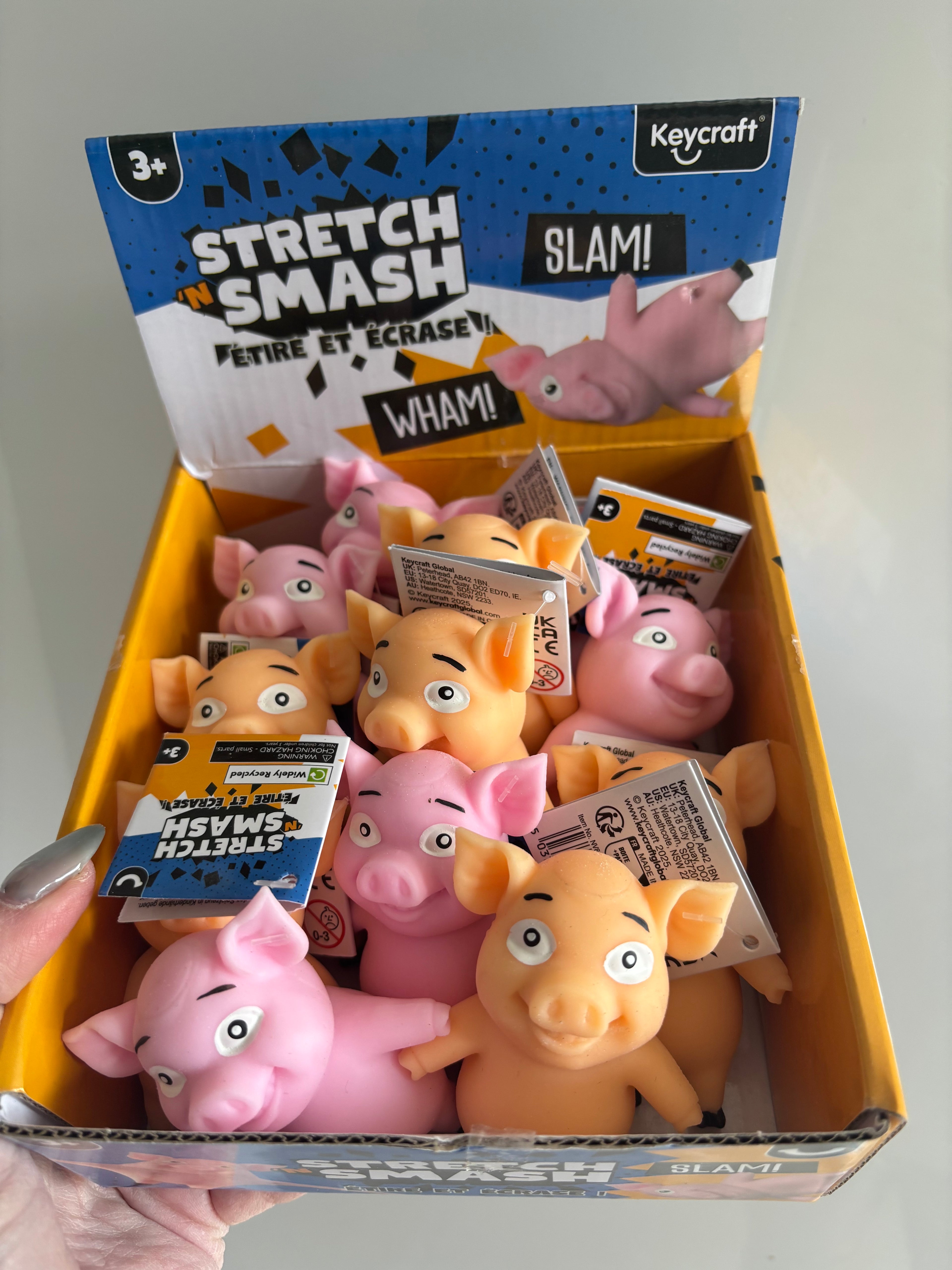 Keycraft stretch & smash pig