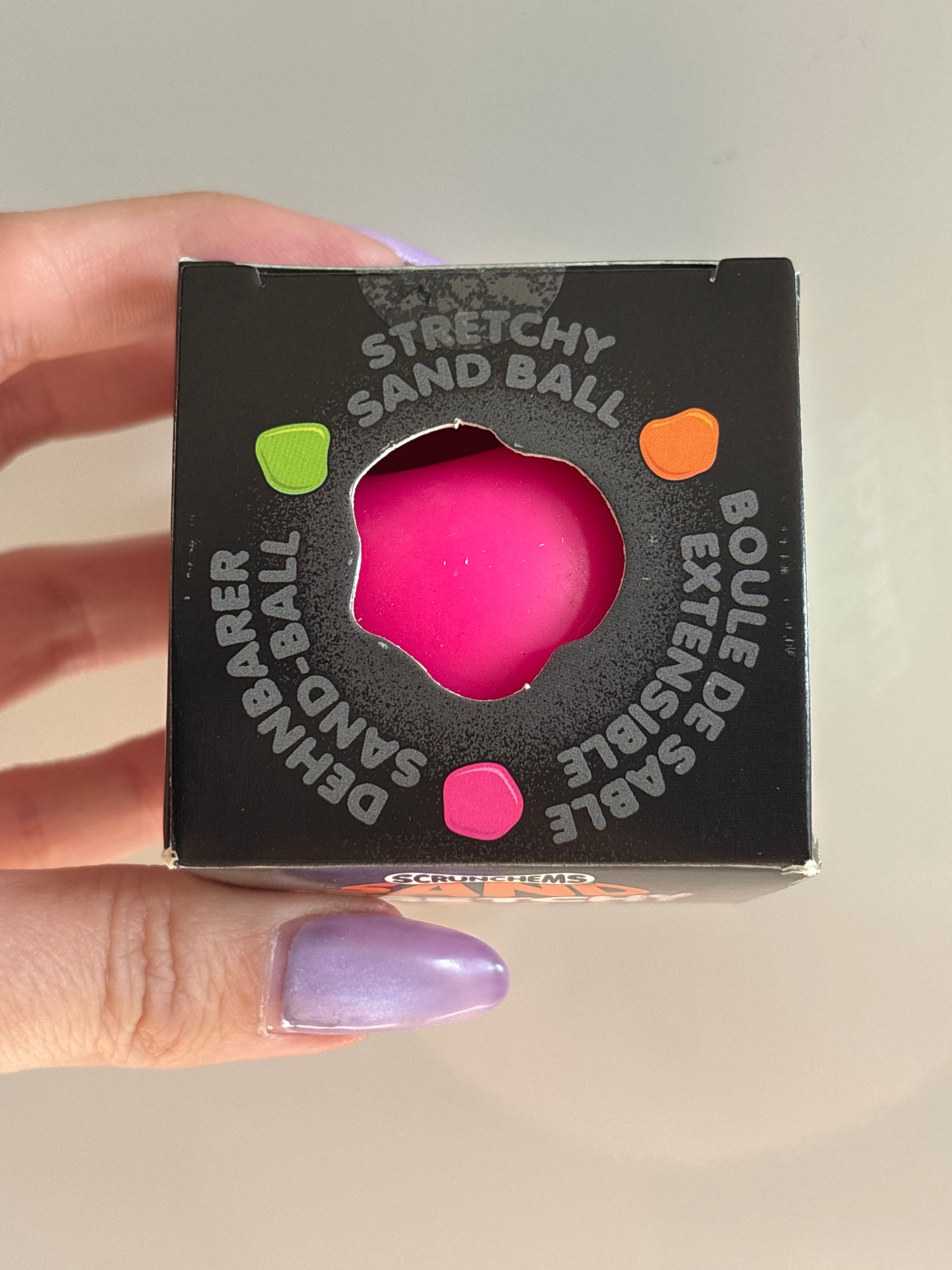 Scrunchems sand stretchy ball