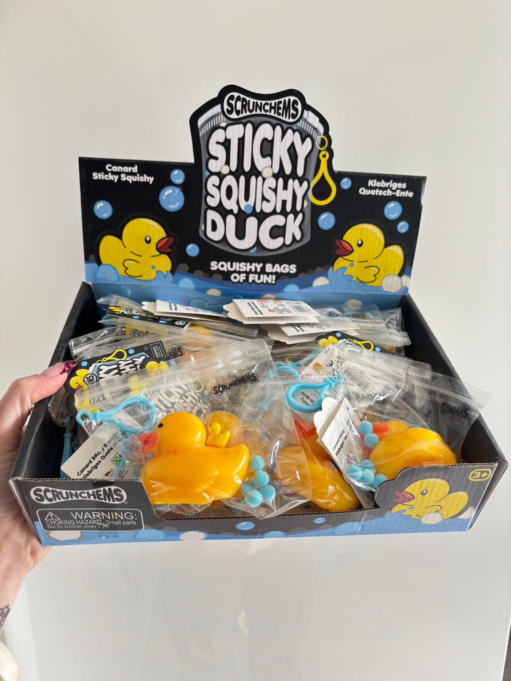 Scrunchems squishy sticky duck