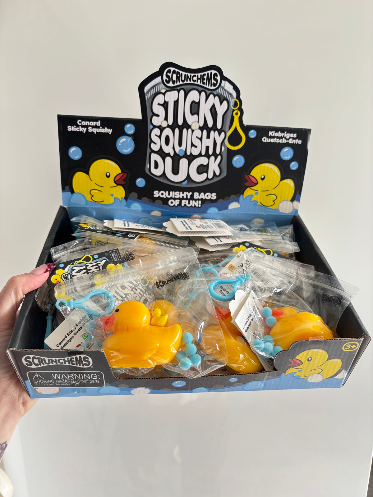 Scrunchems squishy sticky duck