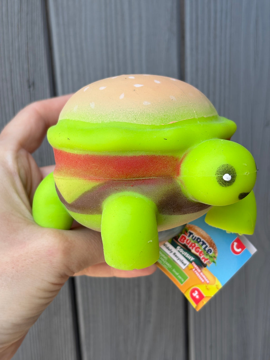 Keycraft Turtle squishy burger