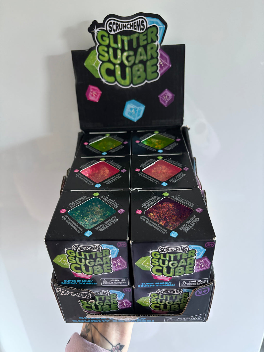 Scrunchems glitter cube
