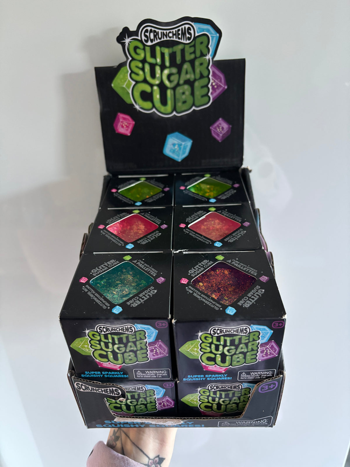 Scrunchems glitter cube