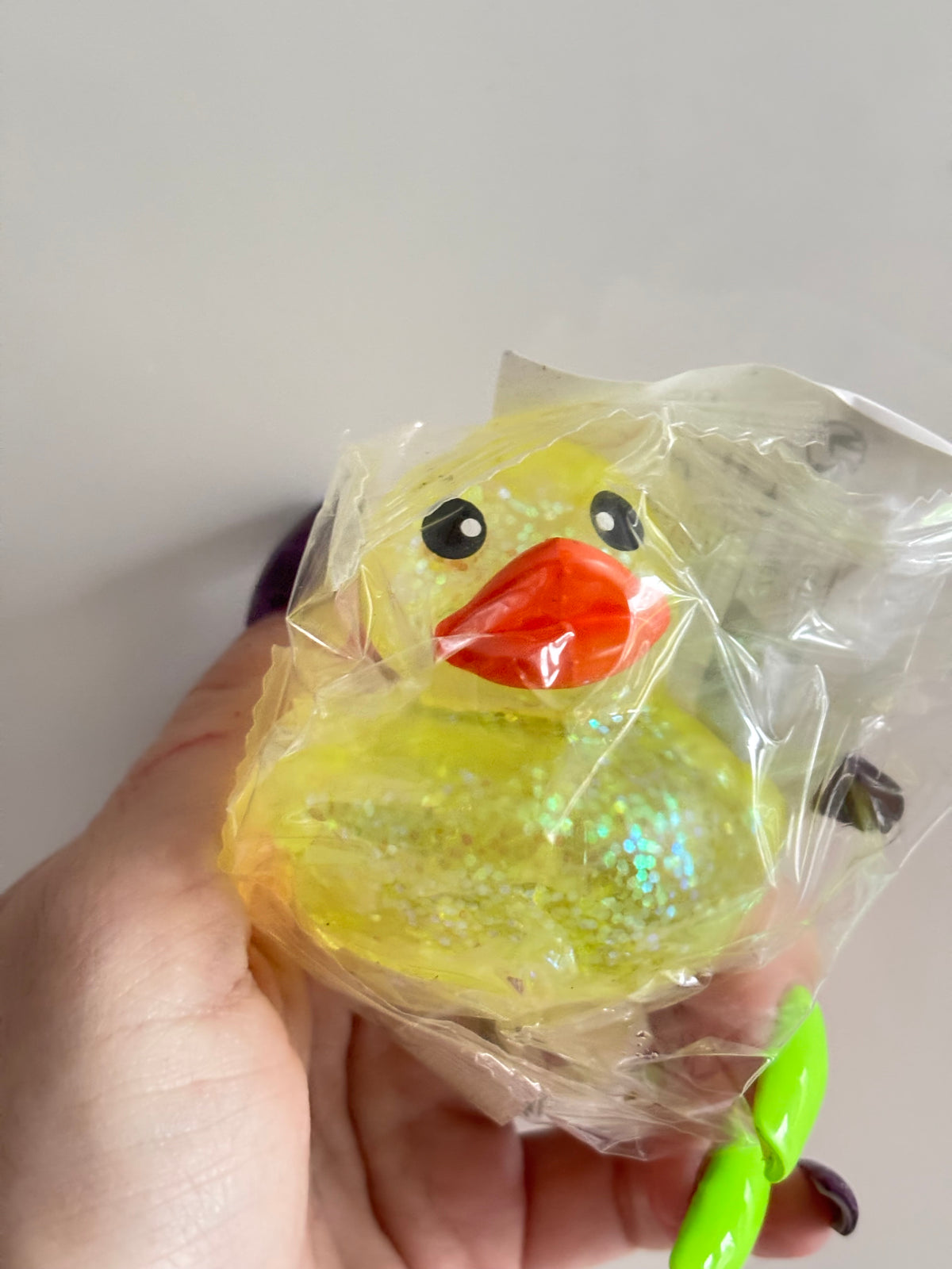 Squeeze sugar gel mini ducks