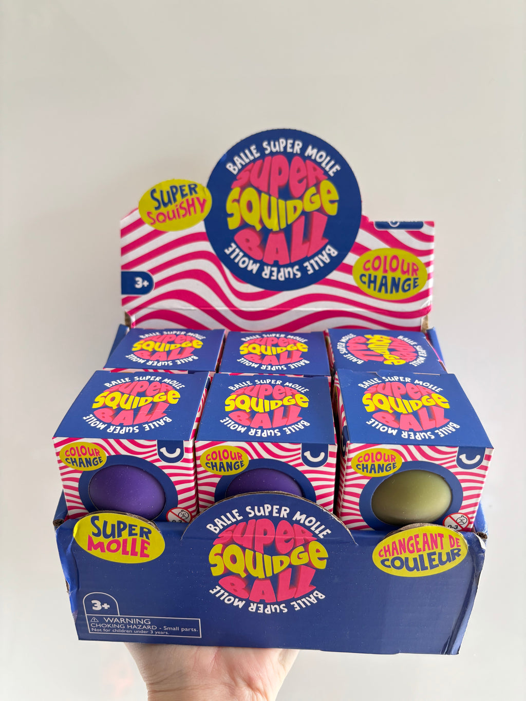 Keycraft colour change super squish ball