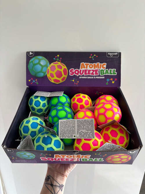 Keycraft atomic squeeze ball