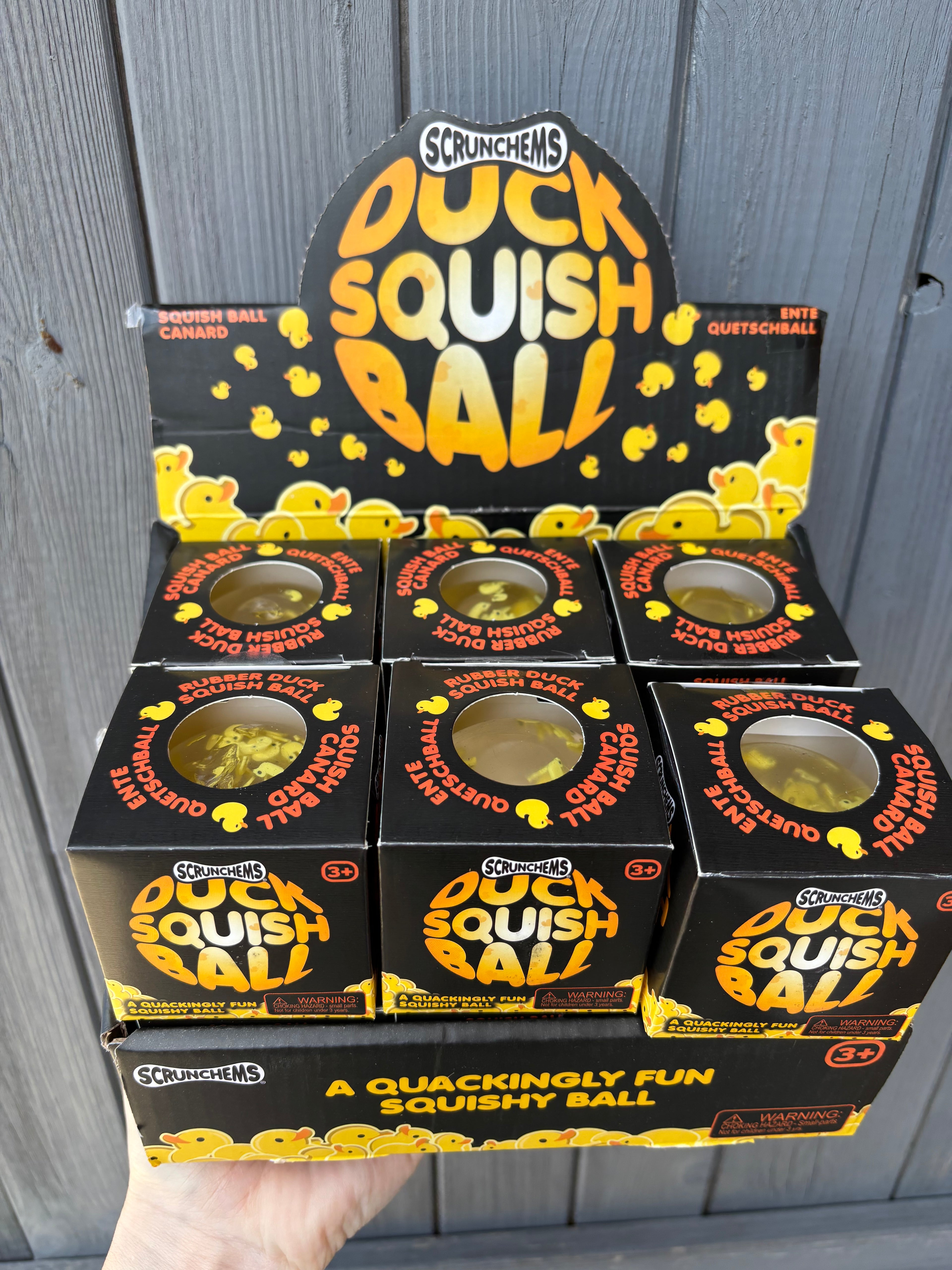 Scrunchems duck squish ball