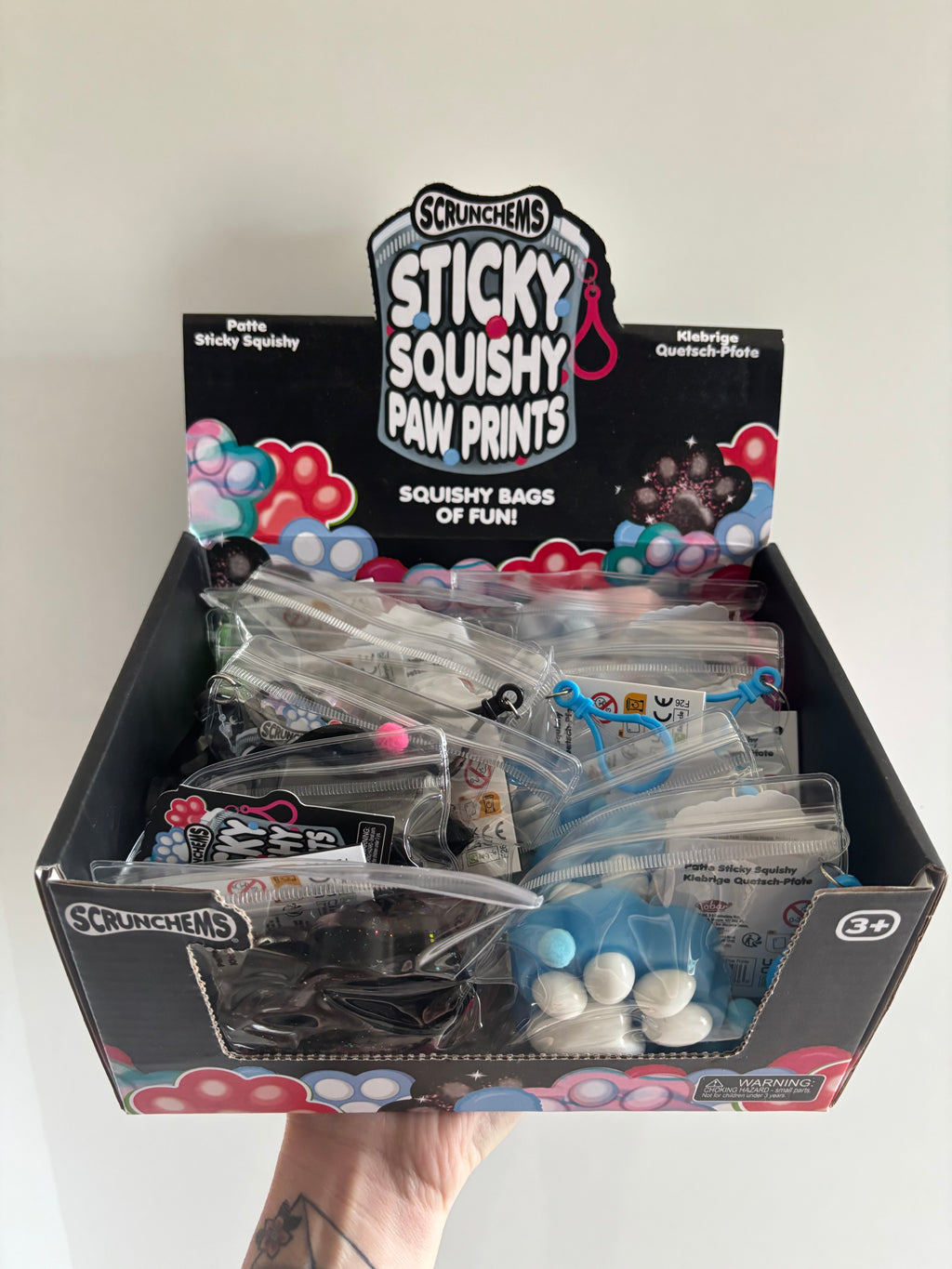 Scrunchems sticky squishy paws