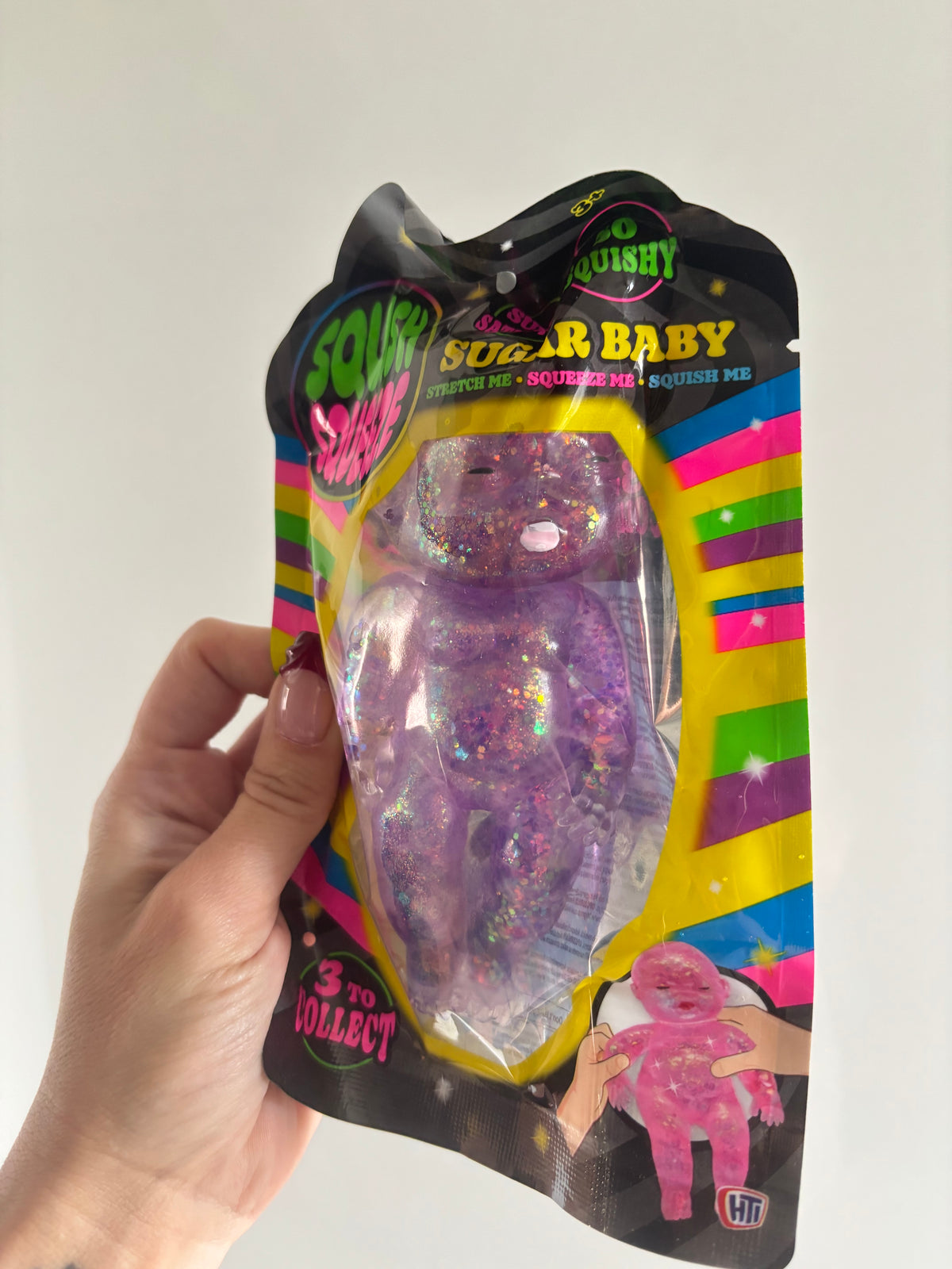Squish squeeze Sugar gel babies