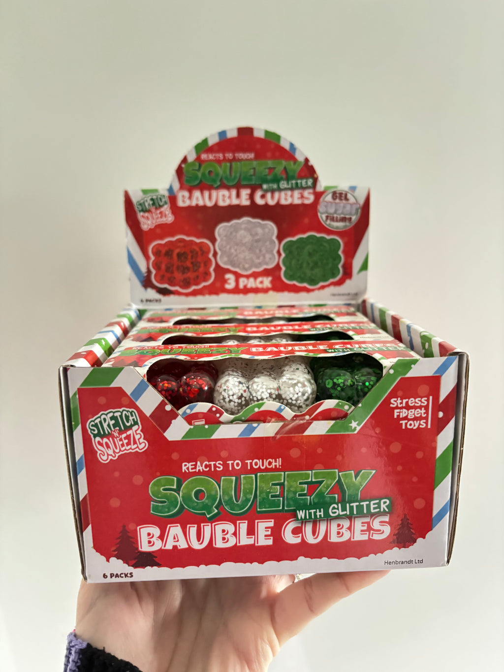 Stretch & squeeze - Squeezey bauble cubes