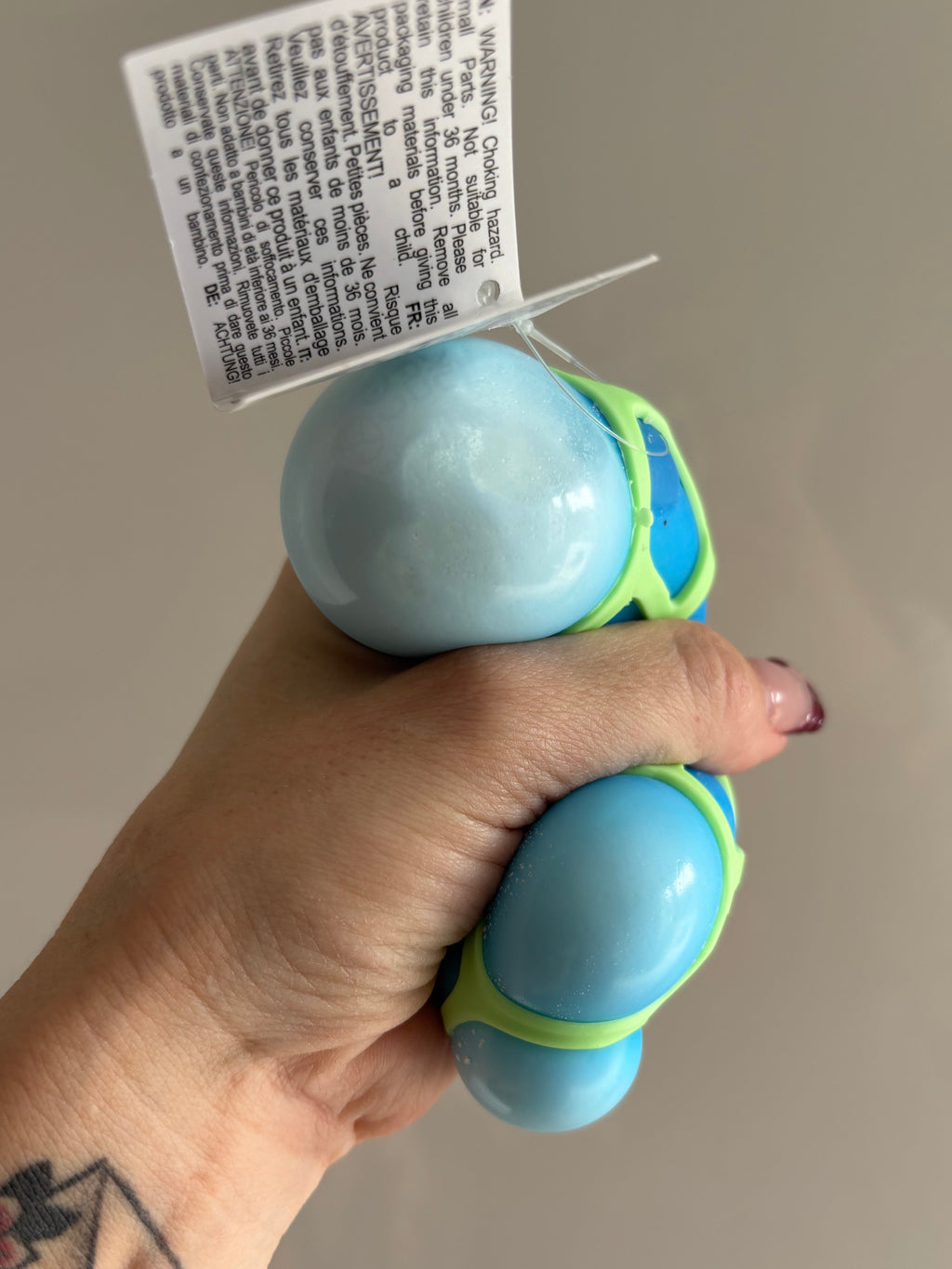 Keycraft atomic squeeze ball