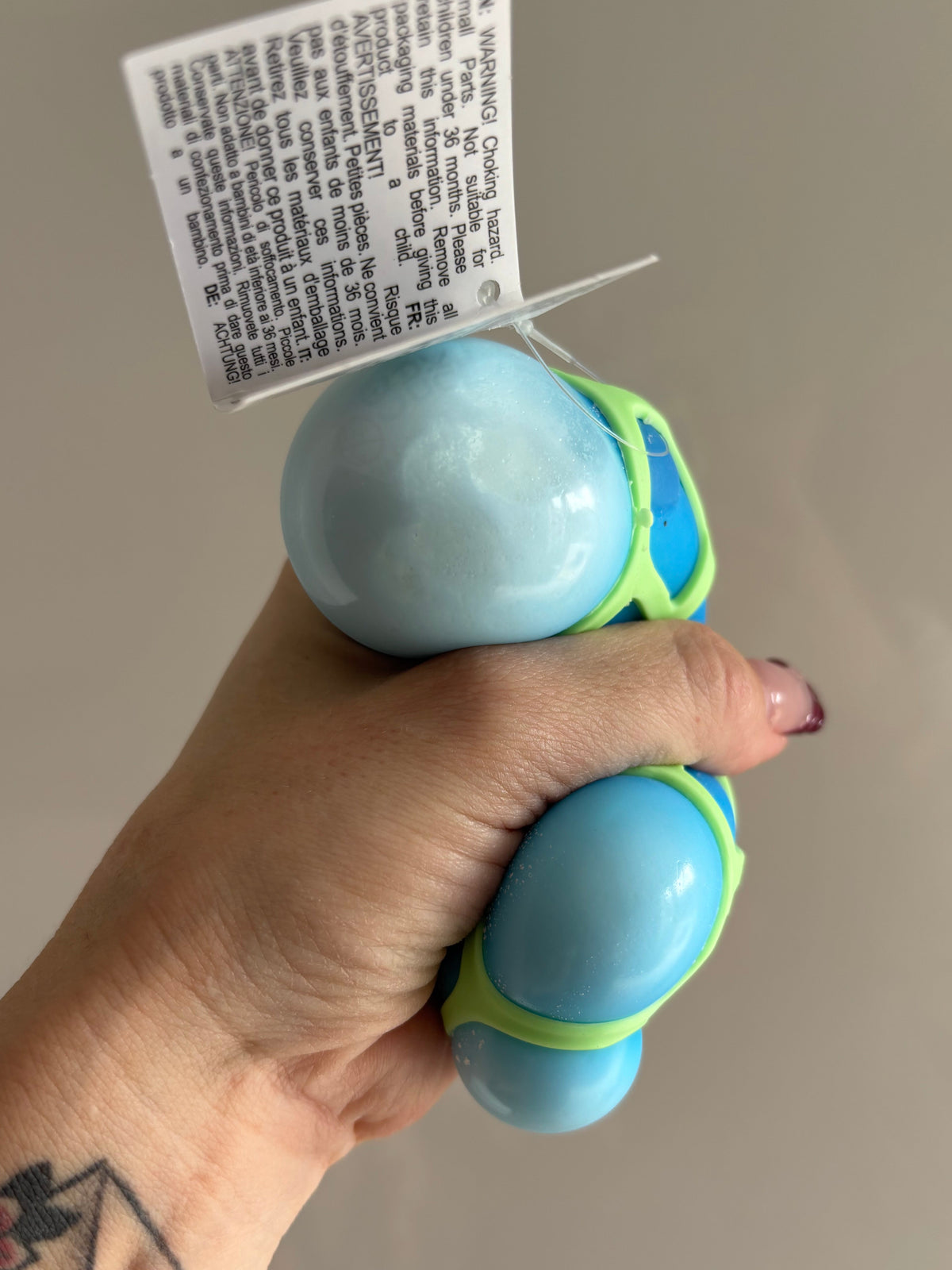 Keycraft atomic squeeze ball