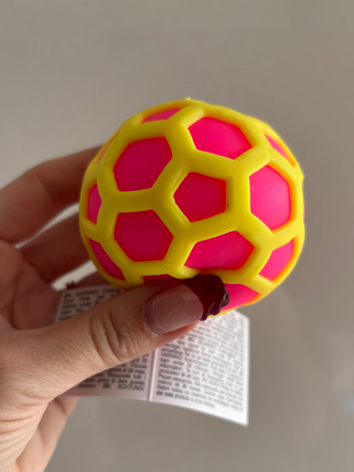 Keycraft atomic squeeze ball