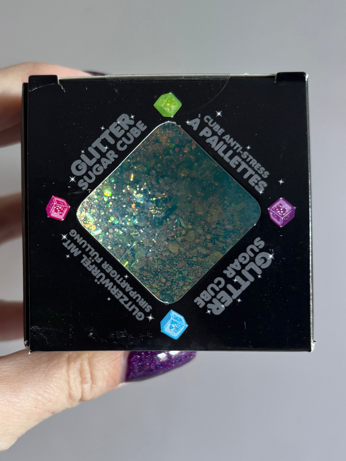 Scrunchems glitter cube