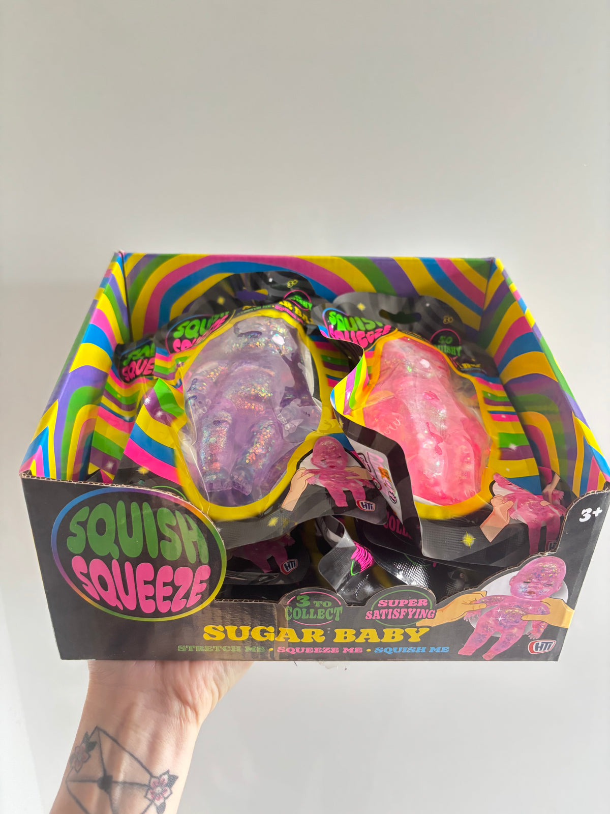 Squish squeeze Sugar gel babies