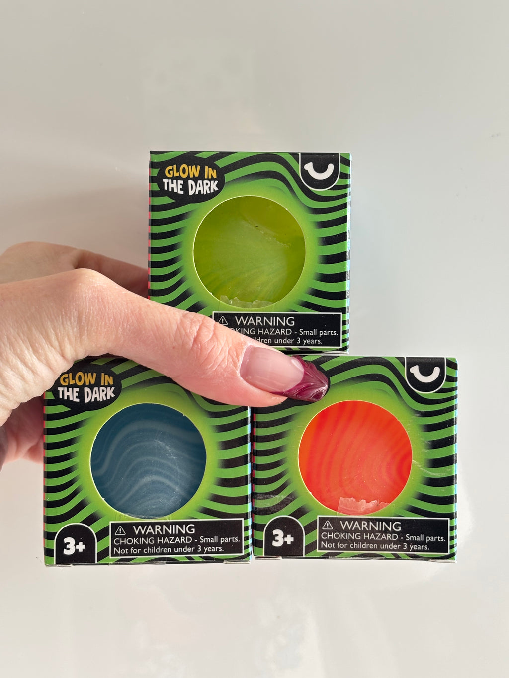 Keycraft glow in the dark super squidge ball