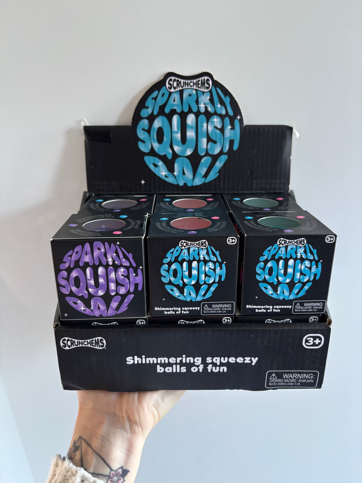 Scrunchems sparkly squish ball