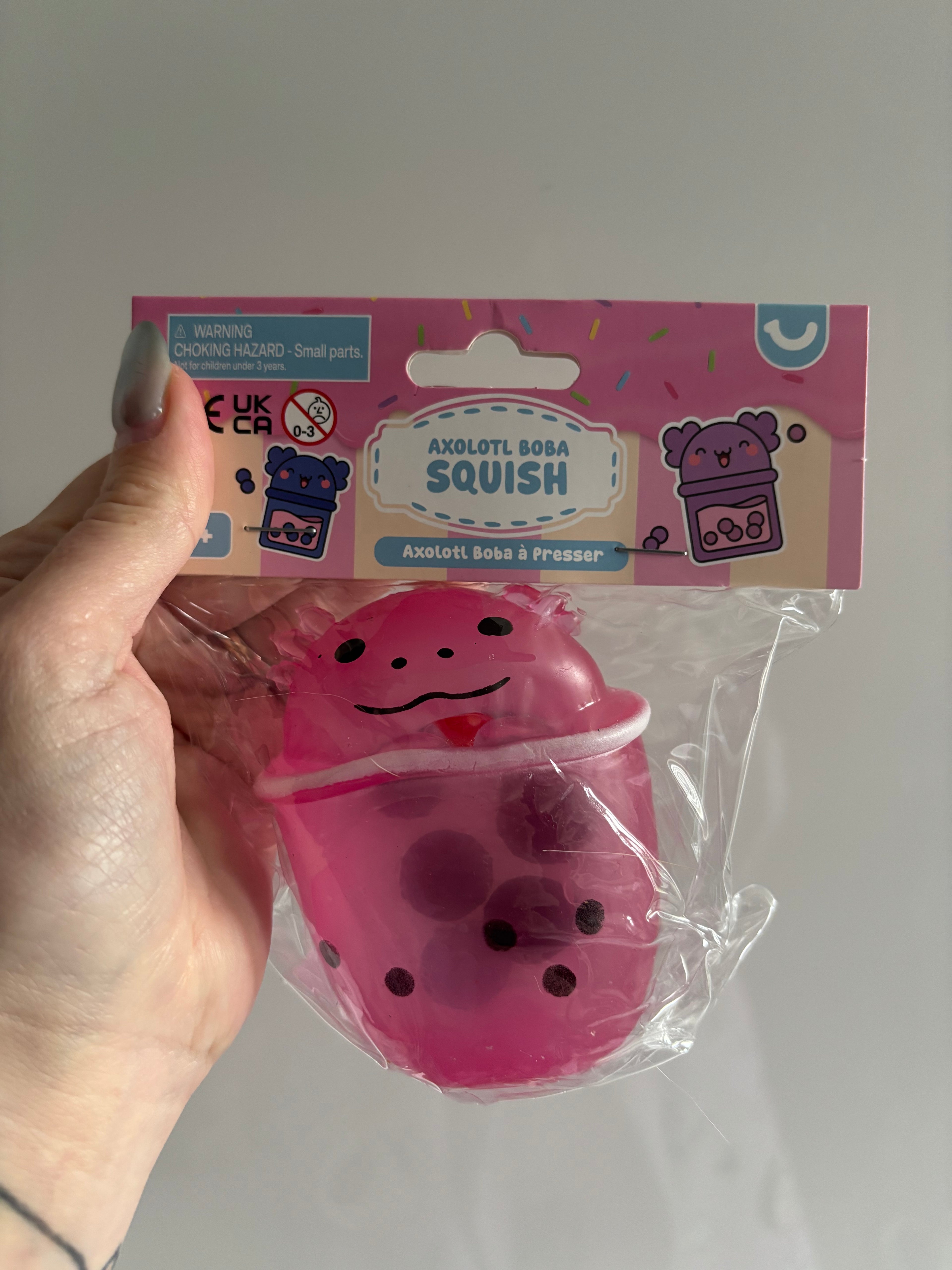 Keycraft axolotl boba squish