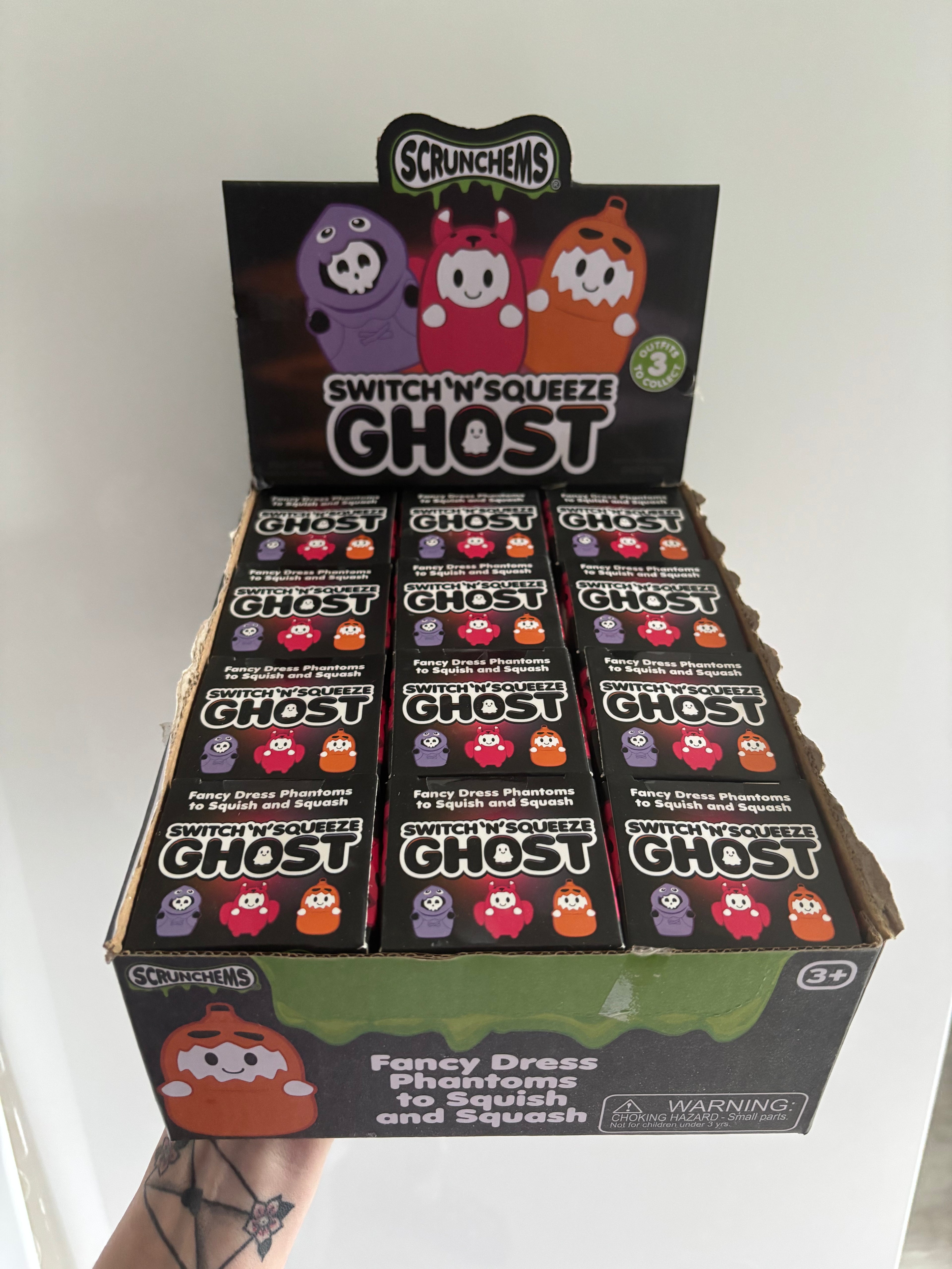 Scrunchems switch & squeeze ghost