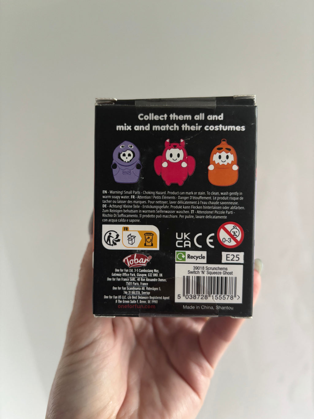 Scrunchems switch & squeeze ghost