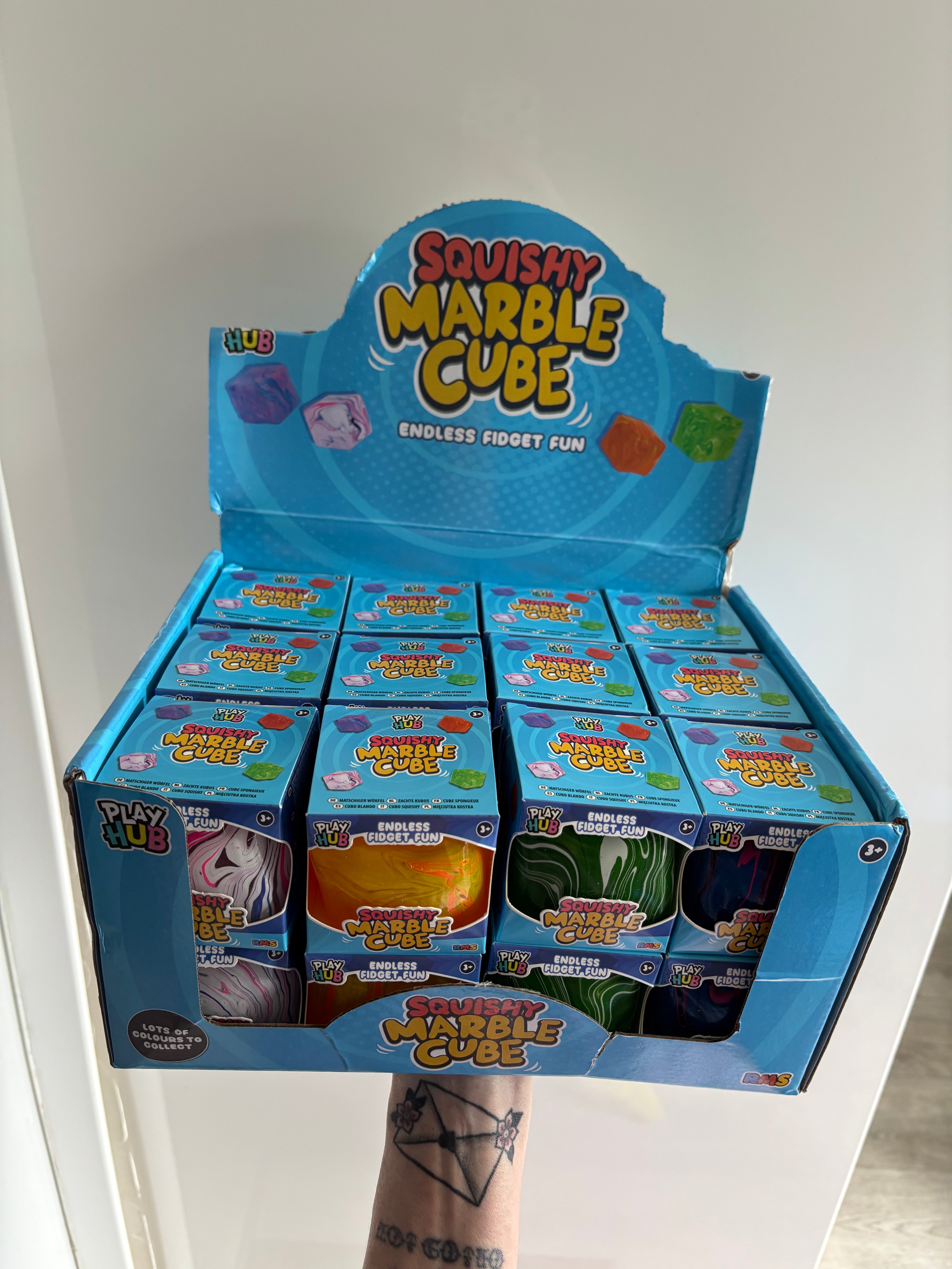 RMS squishy marble cube