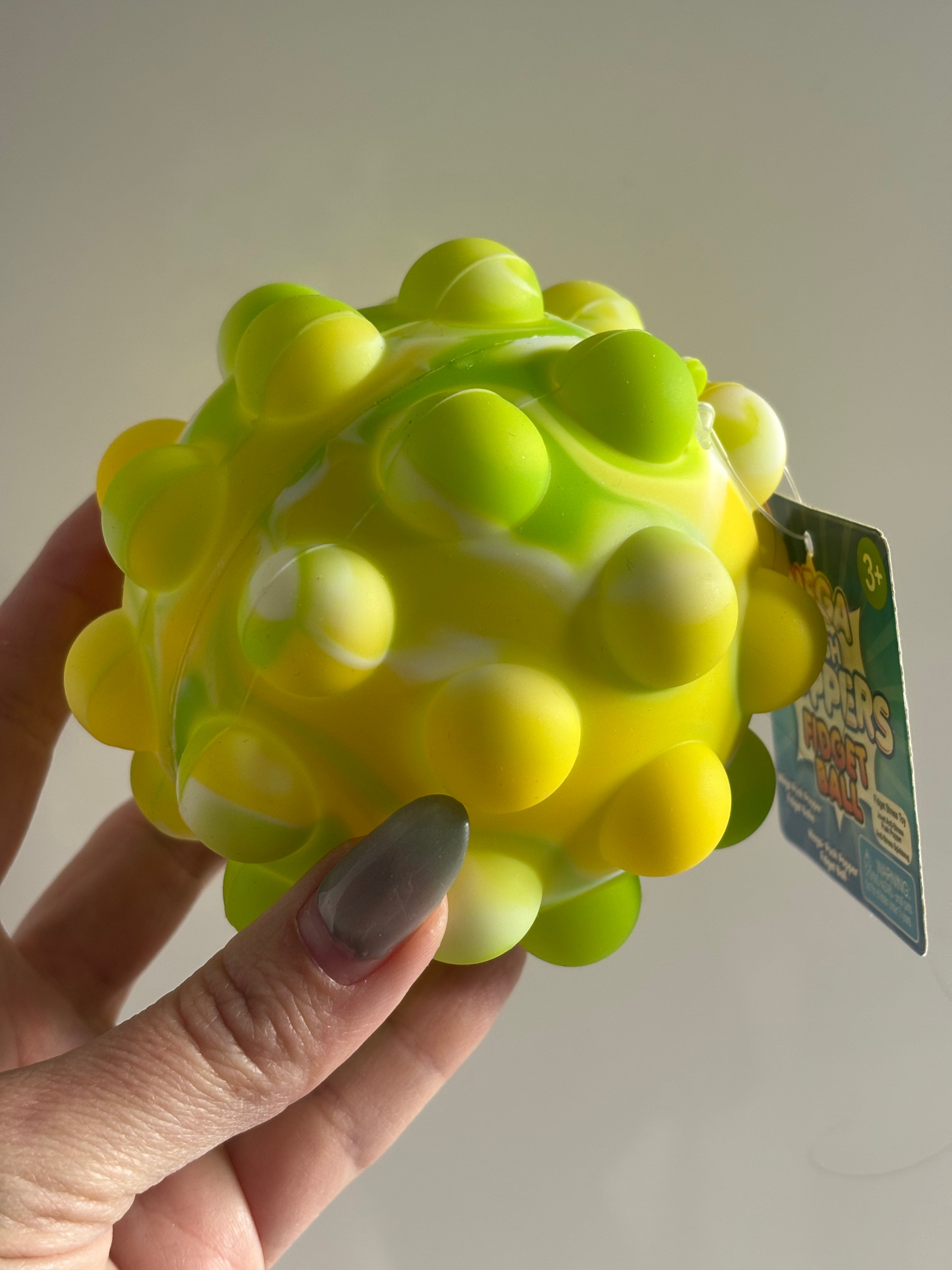 Mega push poppers fidget ball
