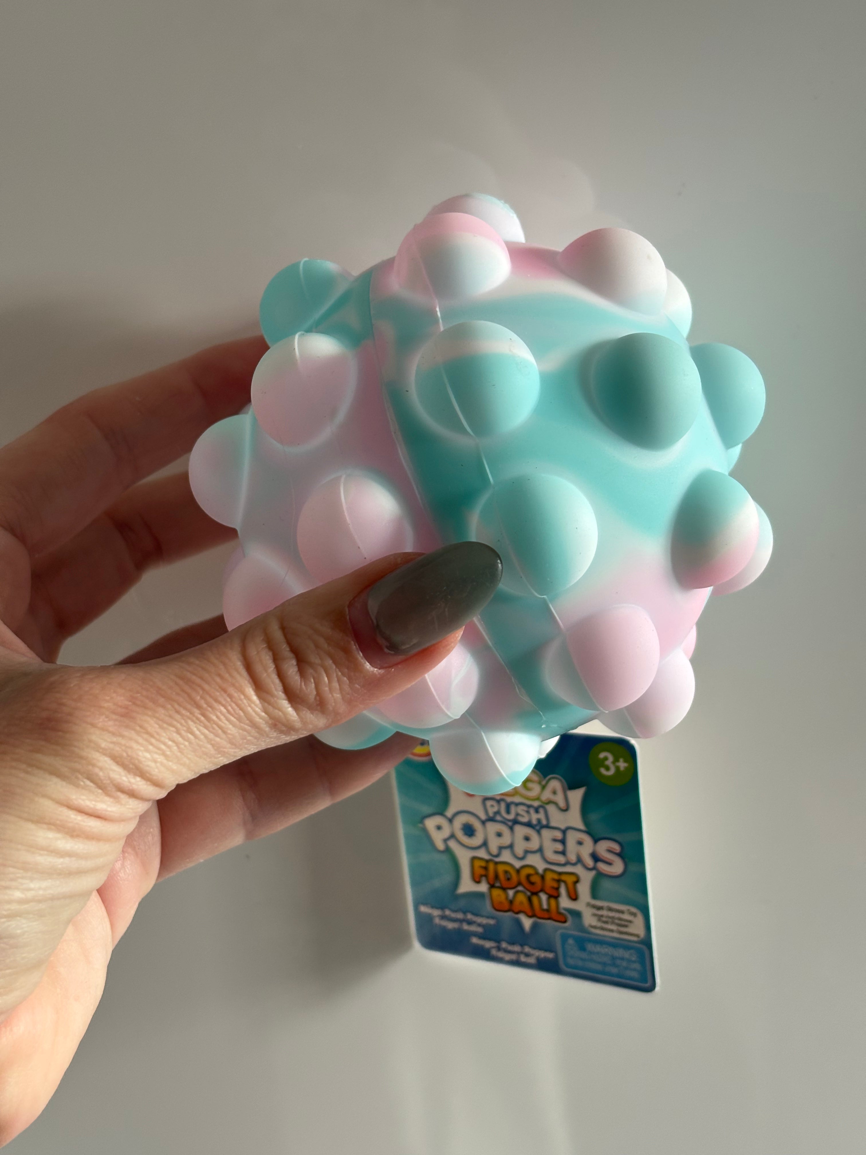 Mega push poppers fidget ball
