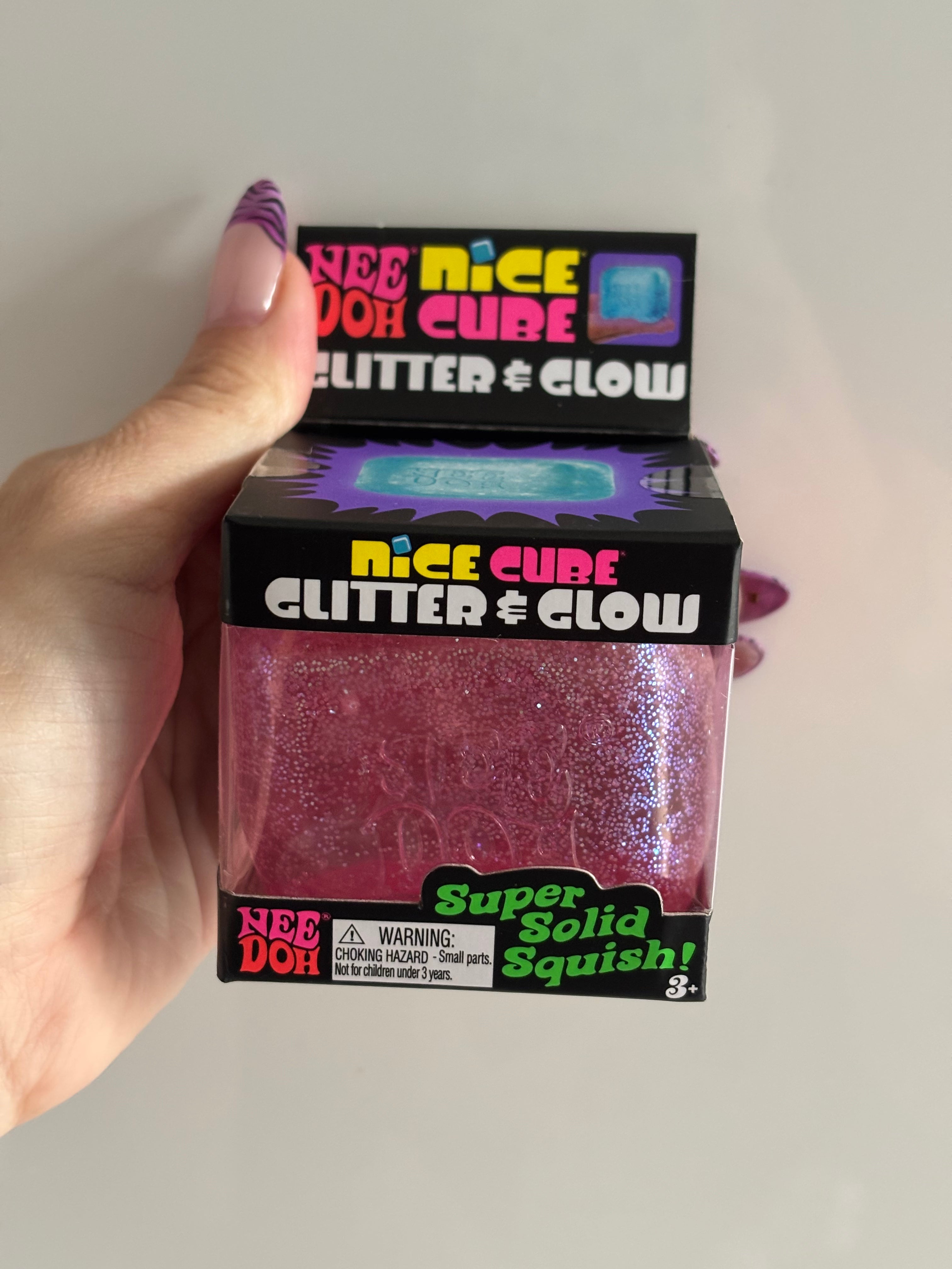 Needoh Nice Cube Glitter & Glow
