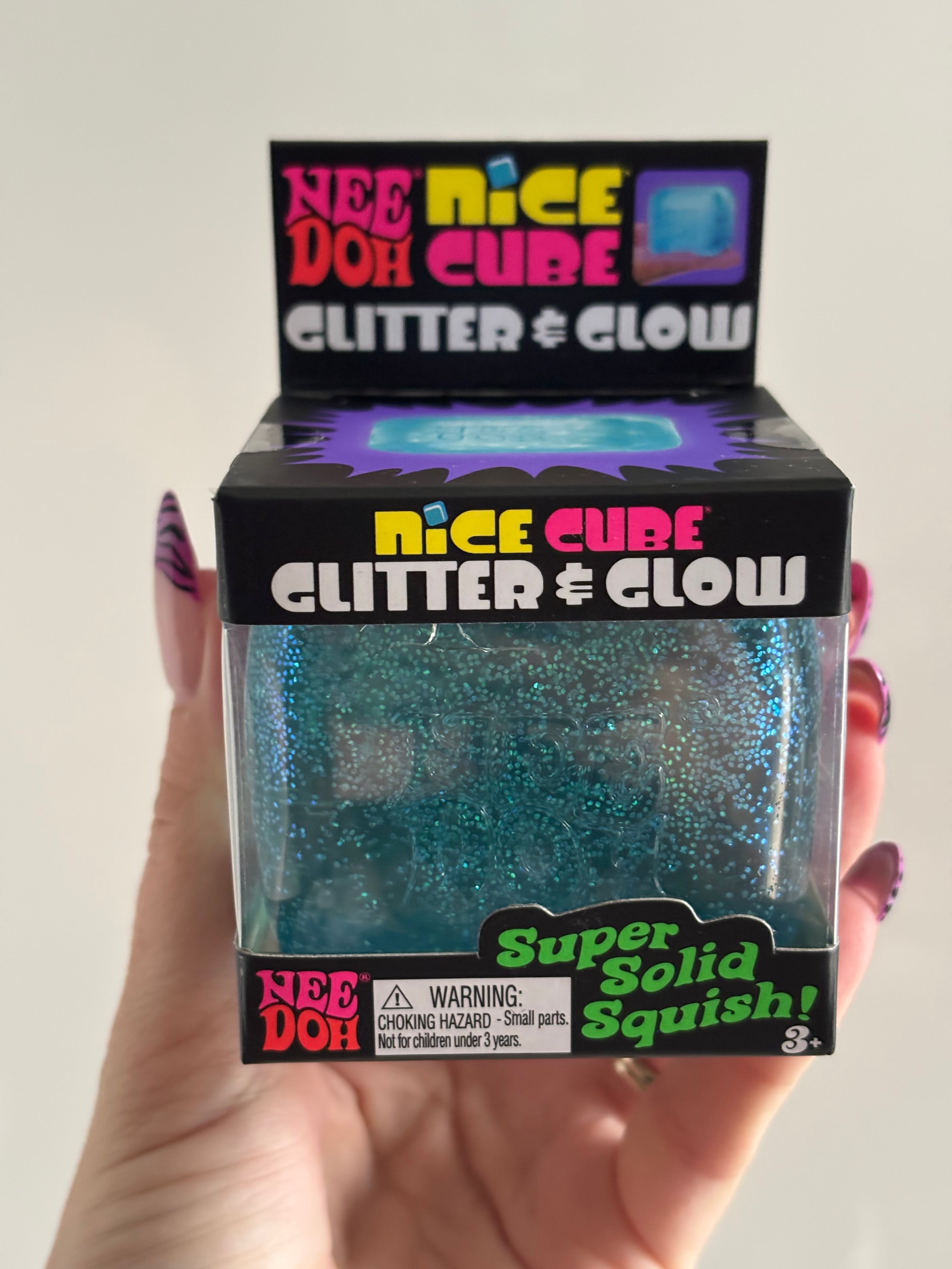 Needoh Nice Cube Glitter & Glow