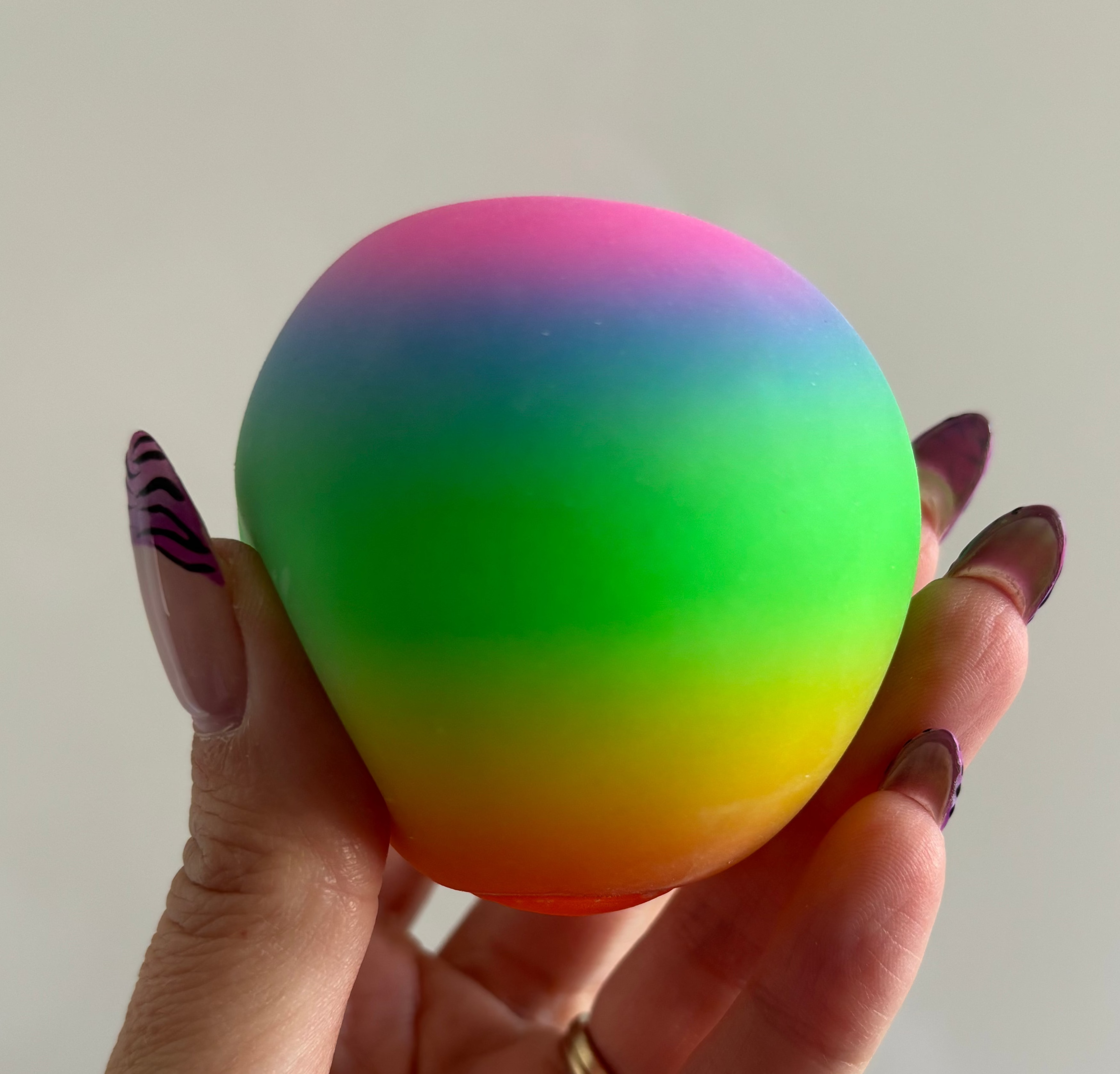 Scrunchems rainbow squish ball
