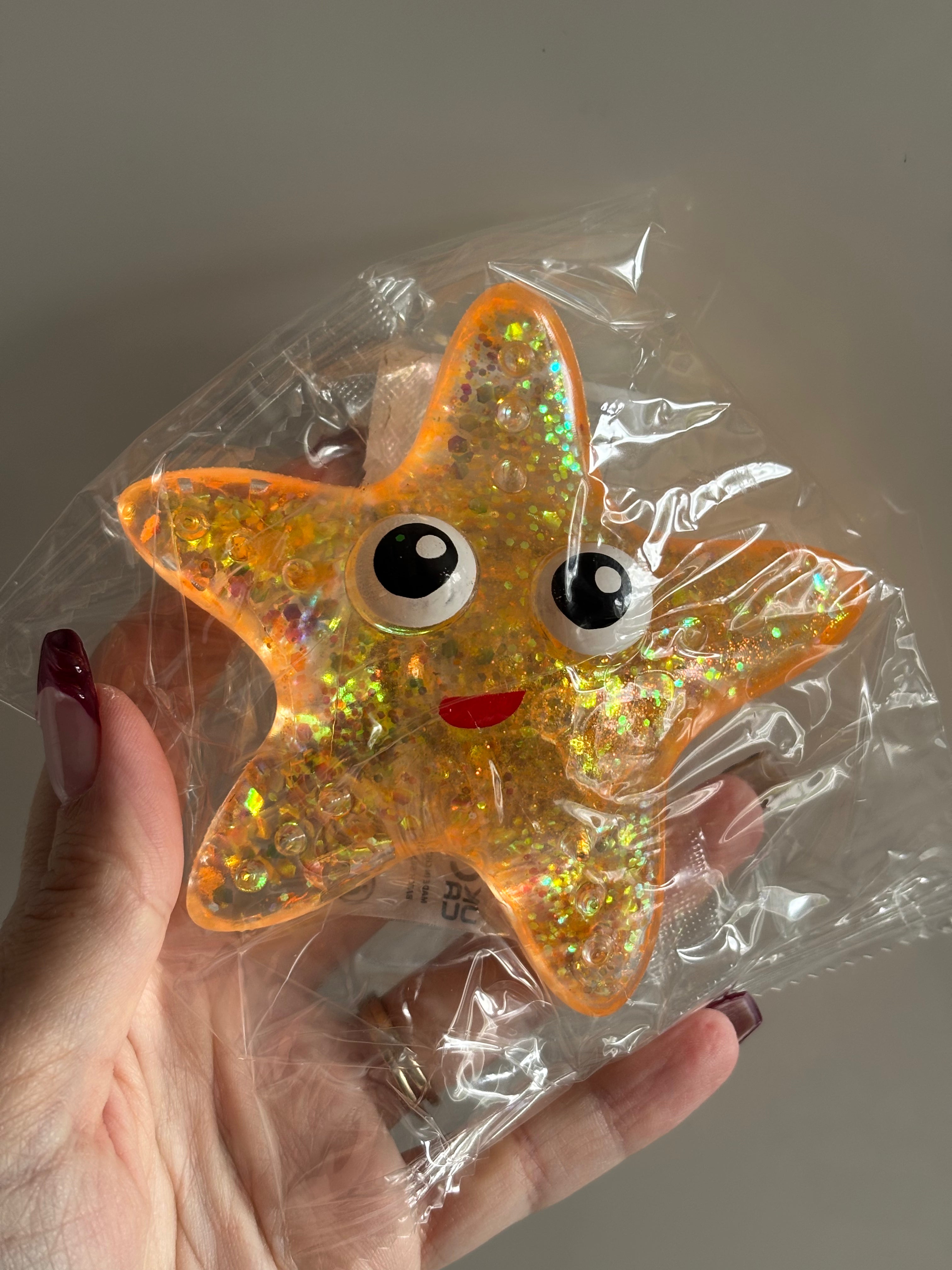 Squeeze sugar gel starfish