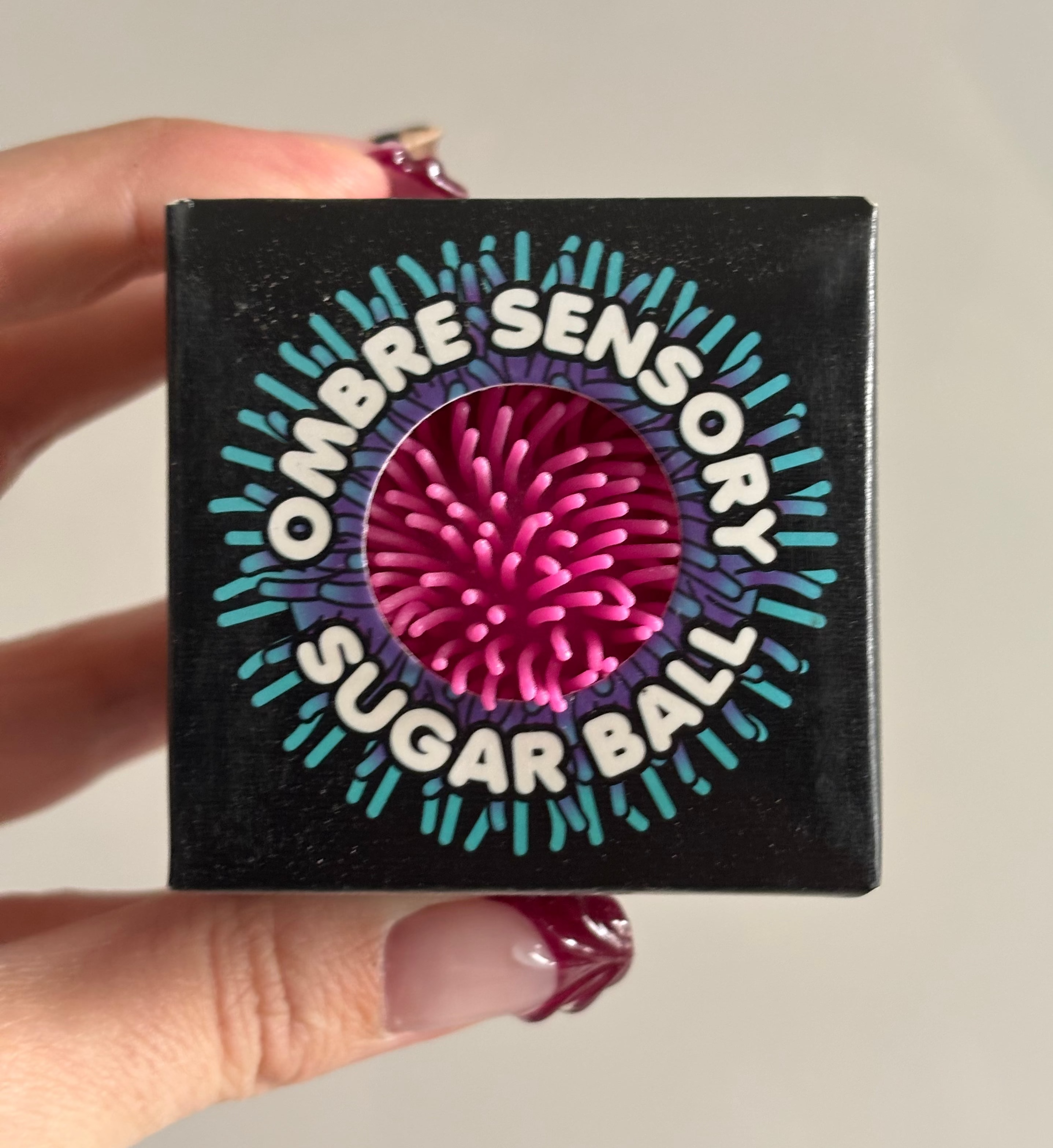 Ombré sensory sugar ball