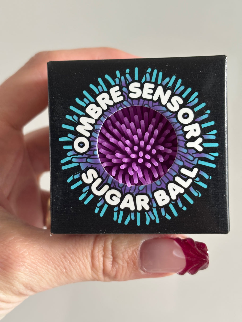 Ombré sensory sugar ball