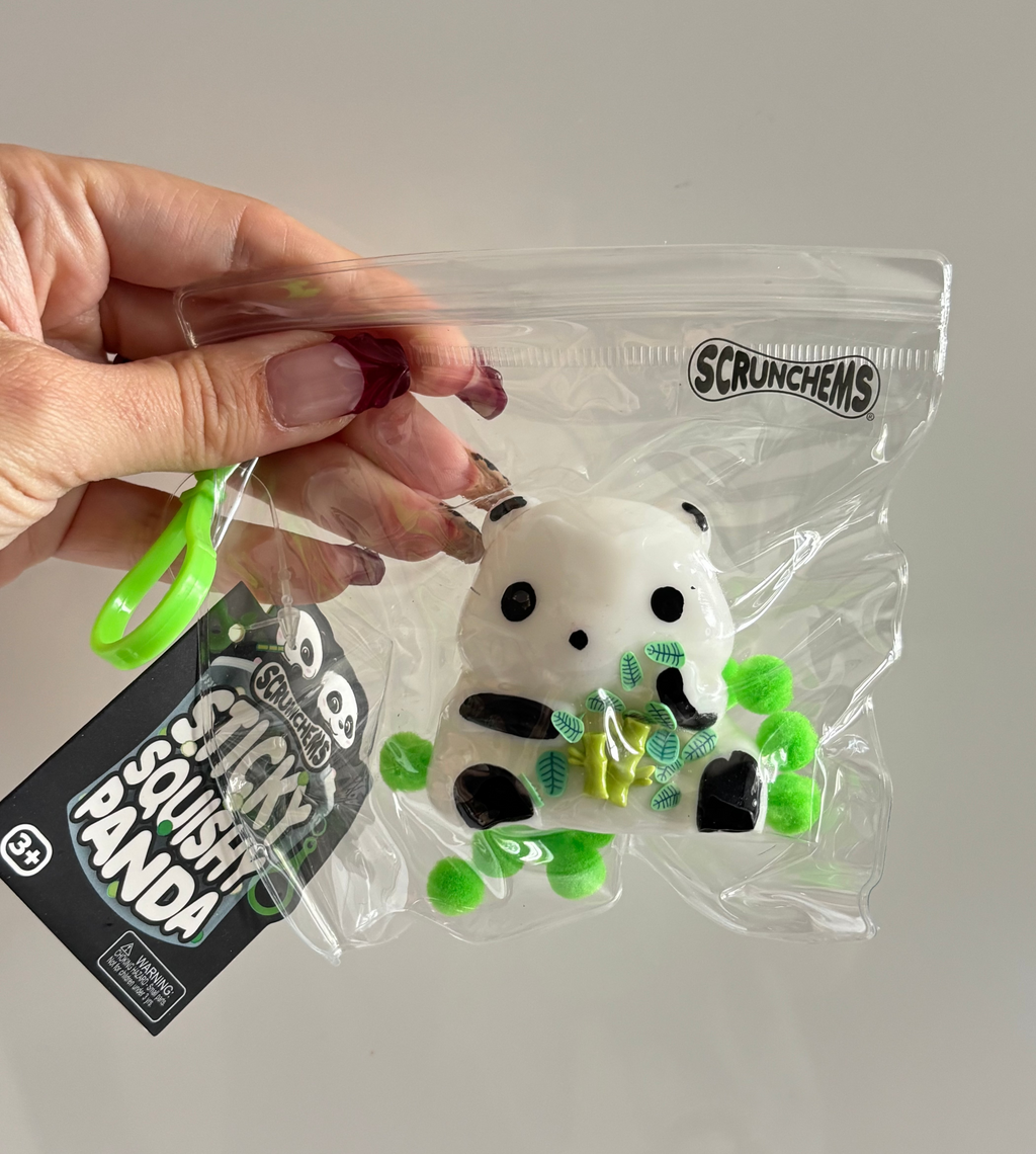 Scrunchems sticky squishy panda