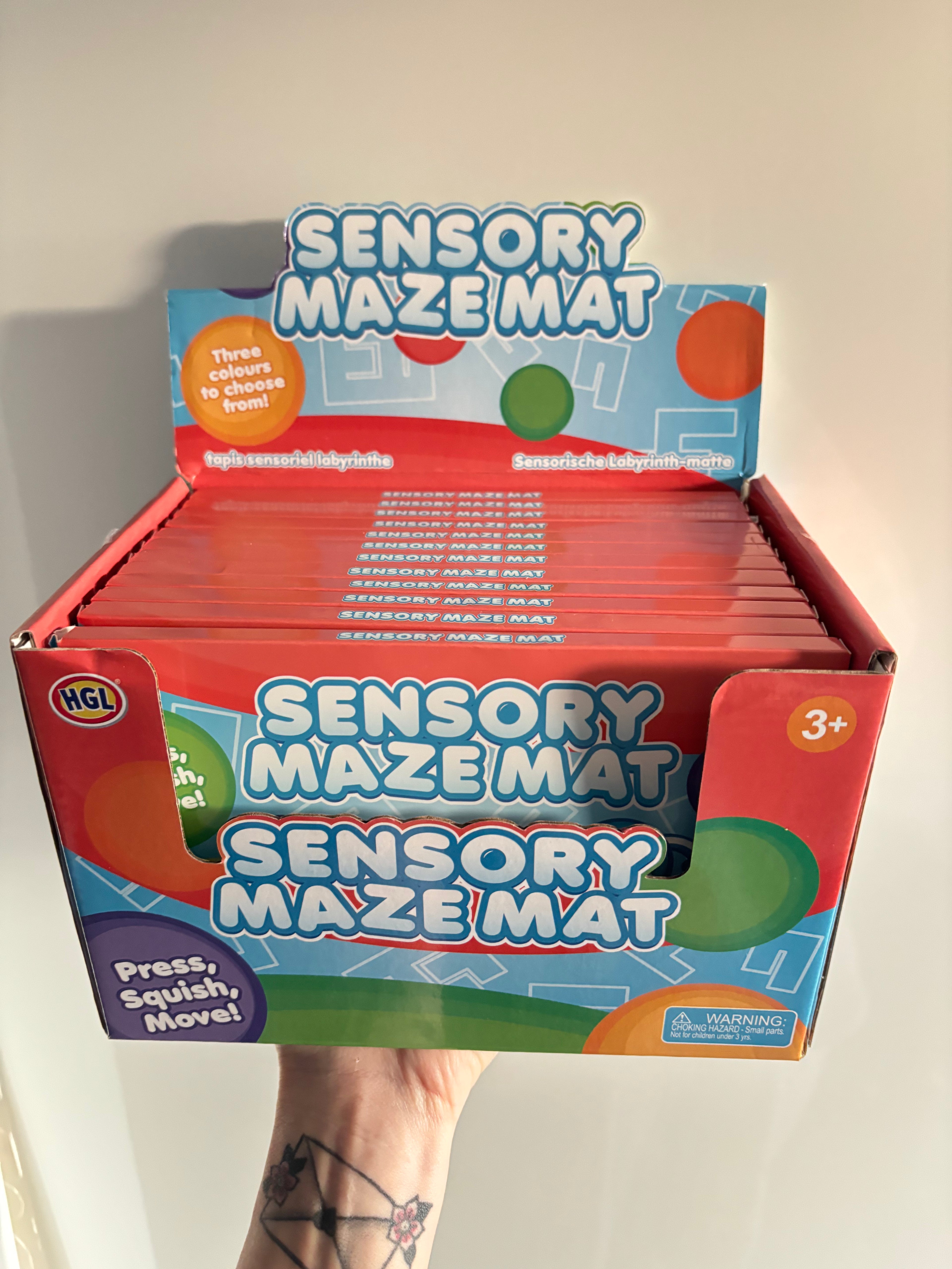 Sensory maze mat