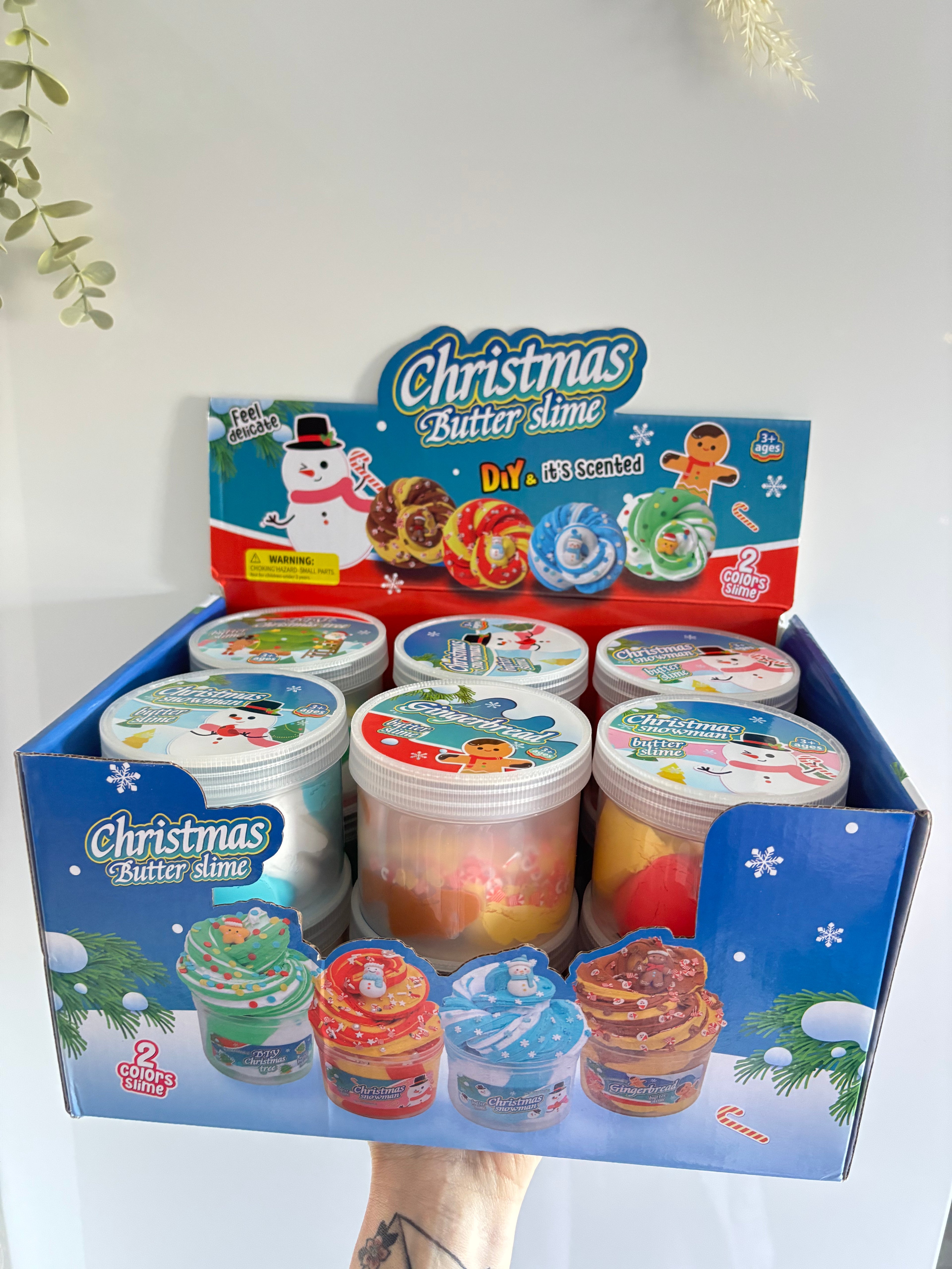 Christmas butter slime