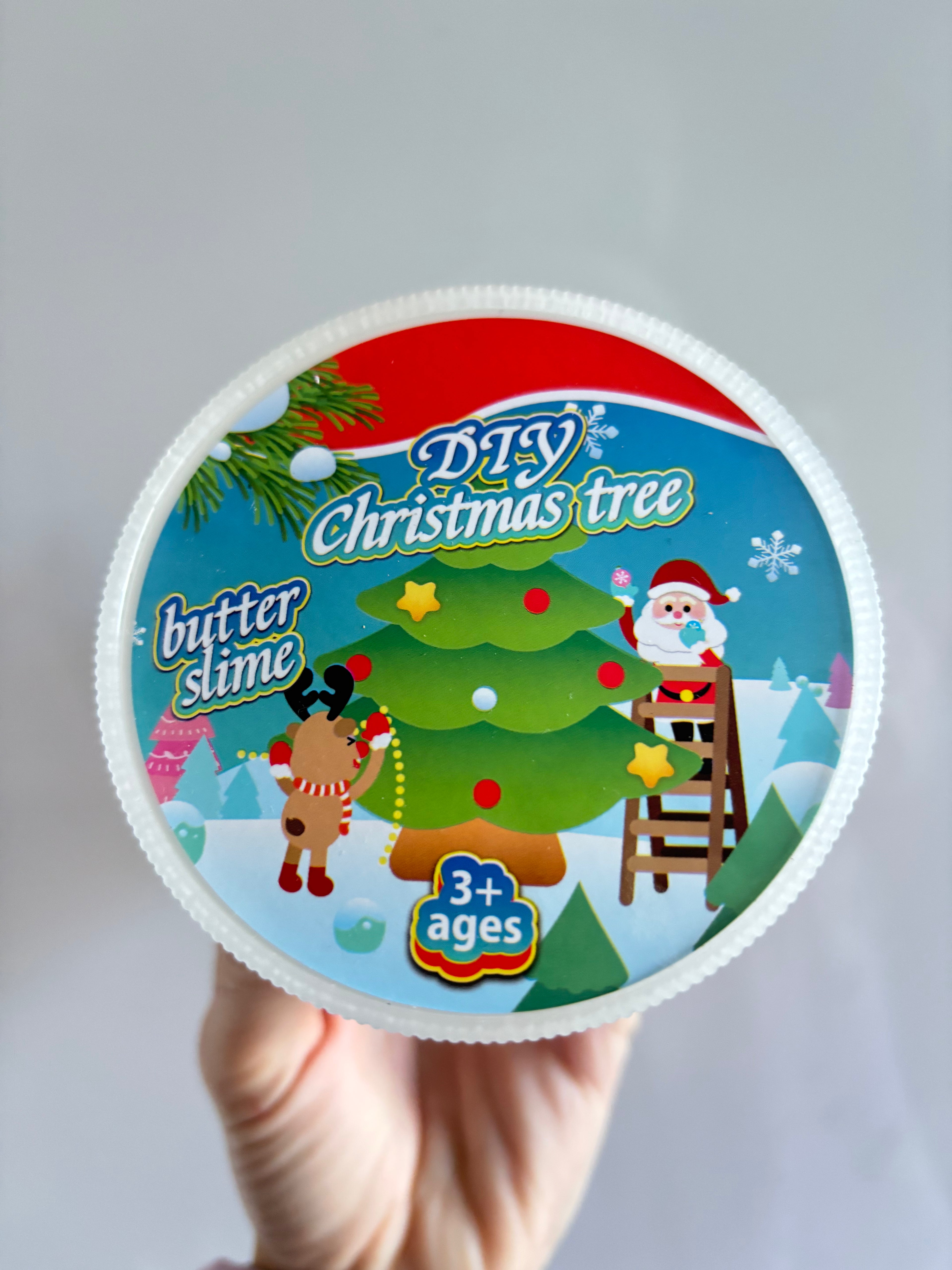 Christmas butter slime