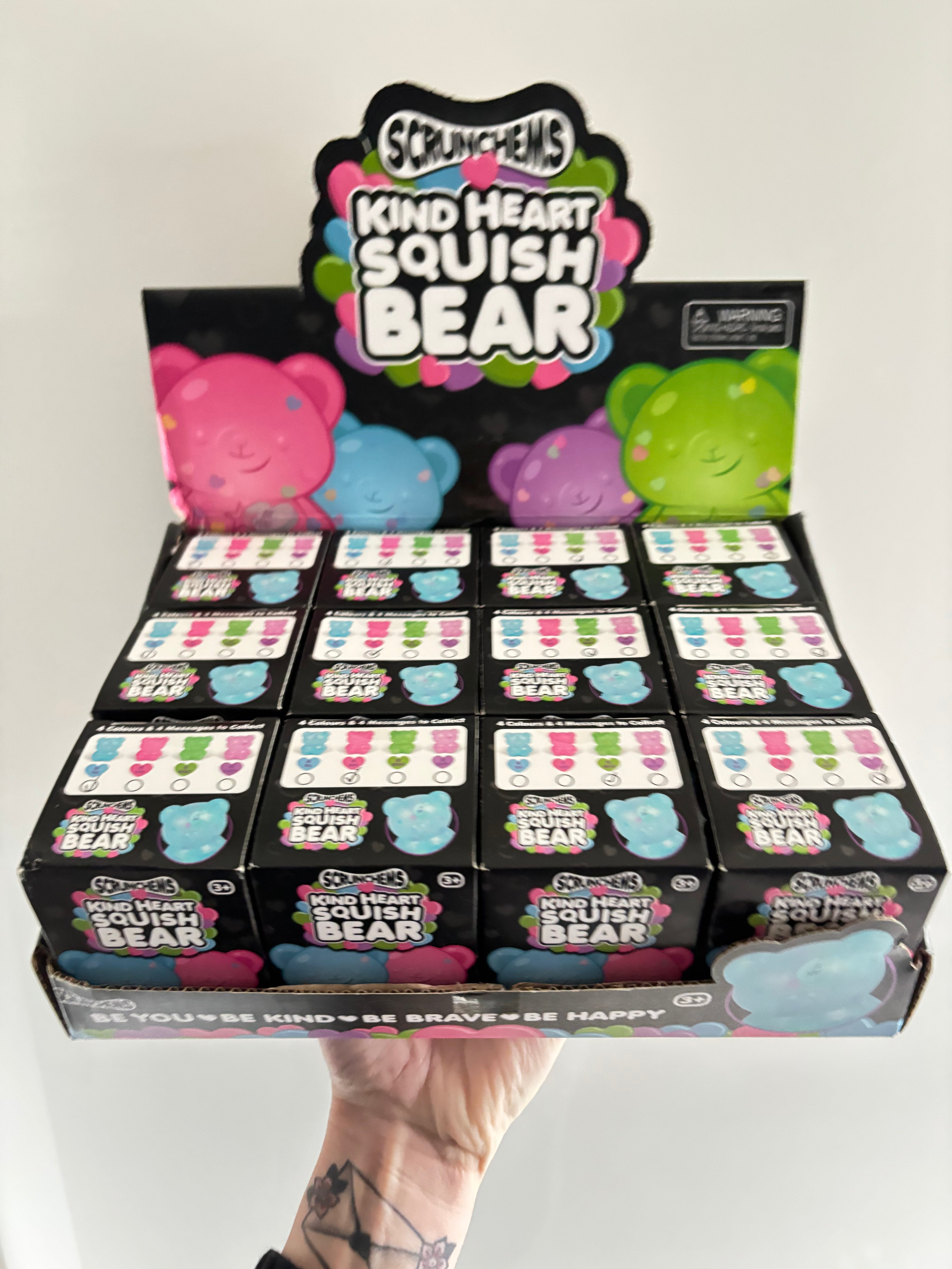Scrunchems Kind heart squish bear