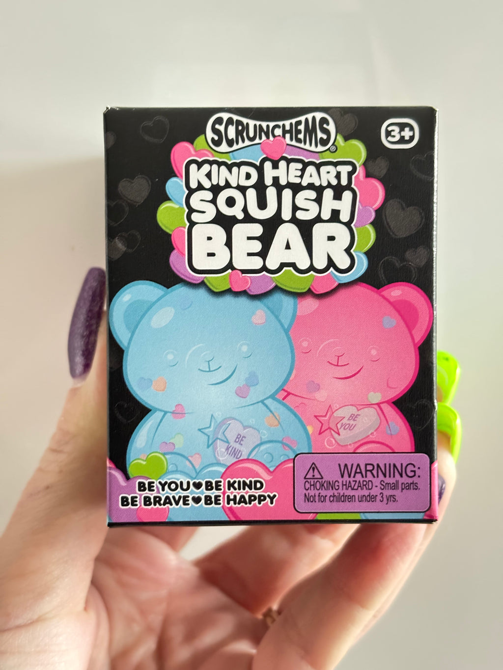 Scrunchems Kind heart squish bear